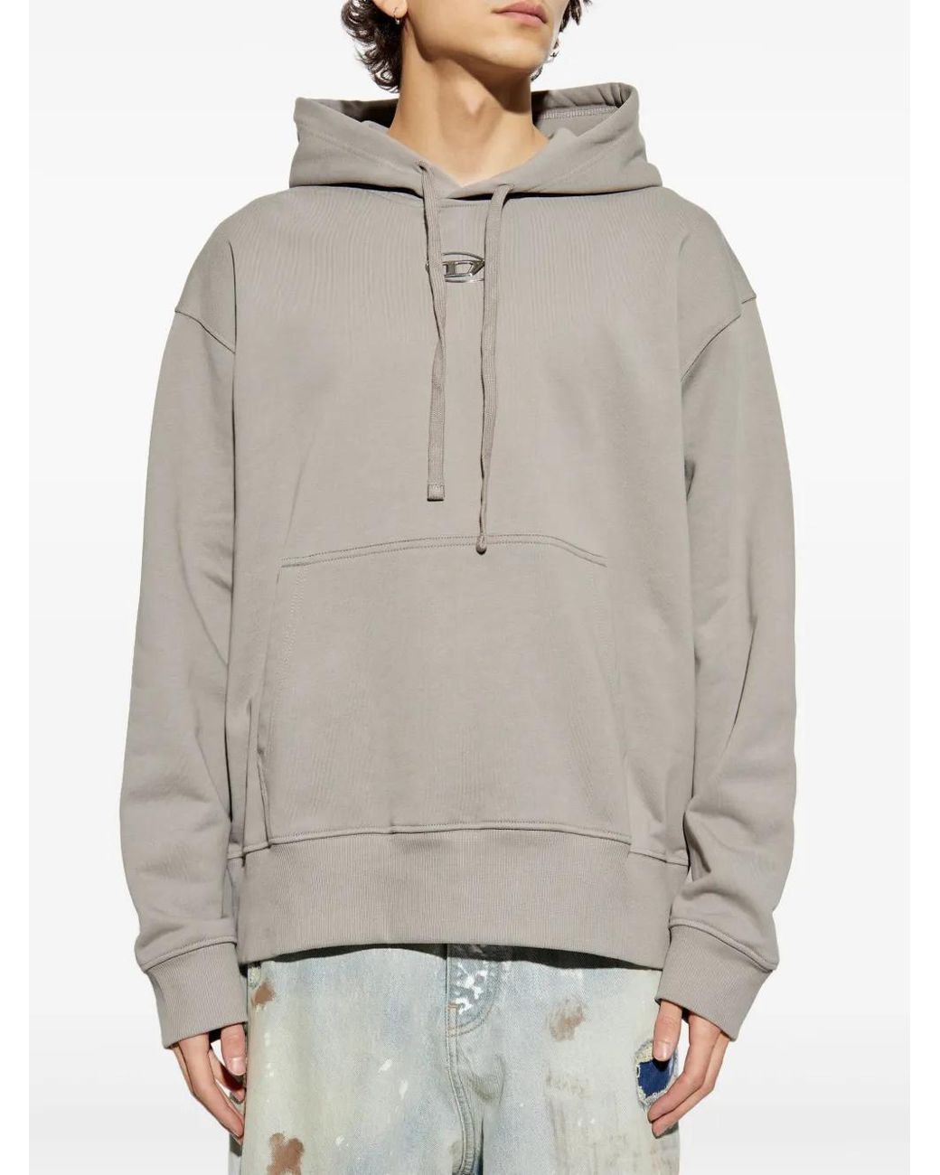 DIESEL Gray Sweaters for men