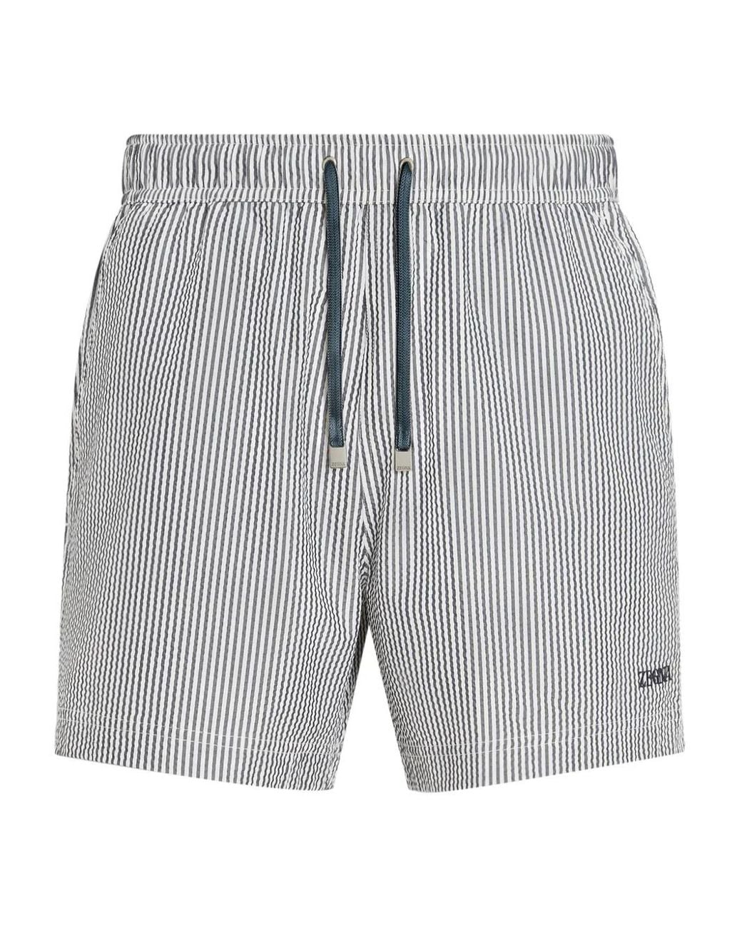 Zegna Gray Swimsuit for men