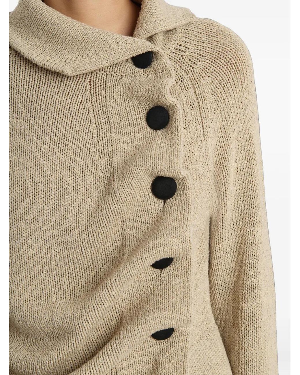 Khaite Natural Lorrai Cardigan
