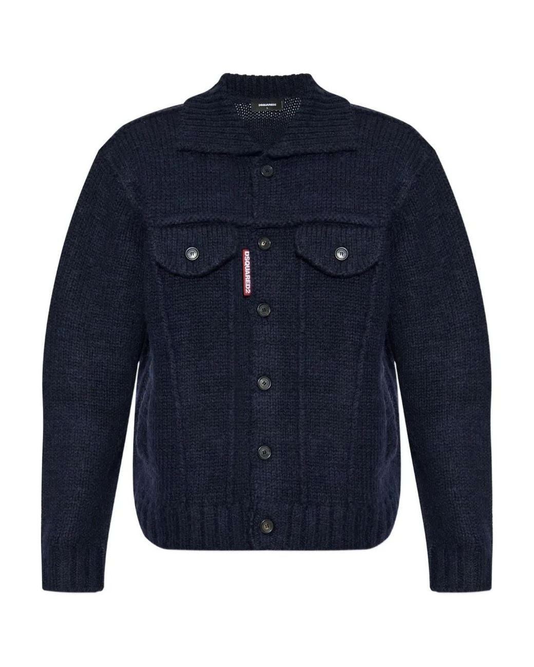DSquared² Vest Met Logodetail in het Blue voor heren