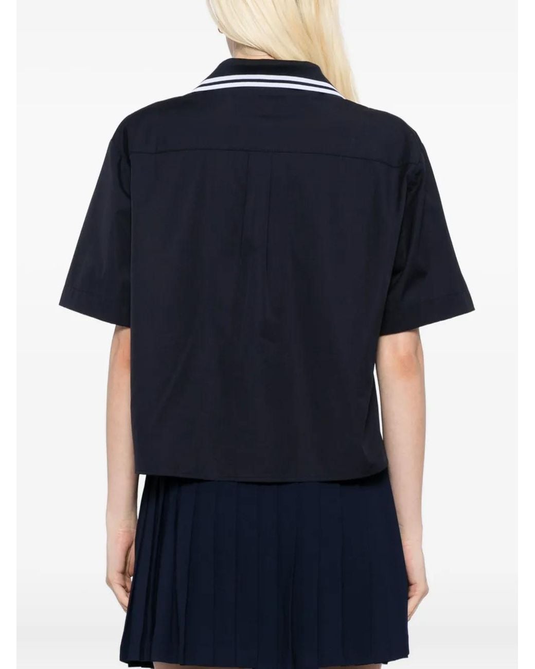 Sporty & Rich Blue Src Cotton Shirt