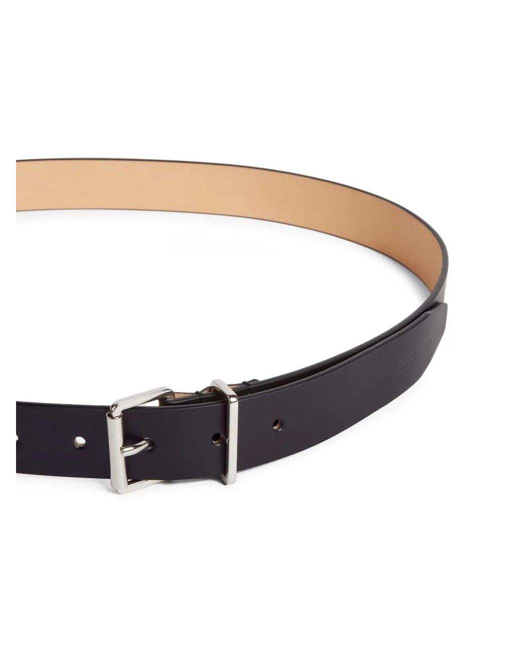 DSquared² Black Leather Belt