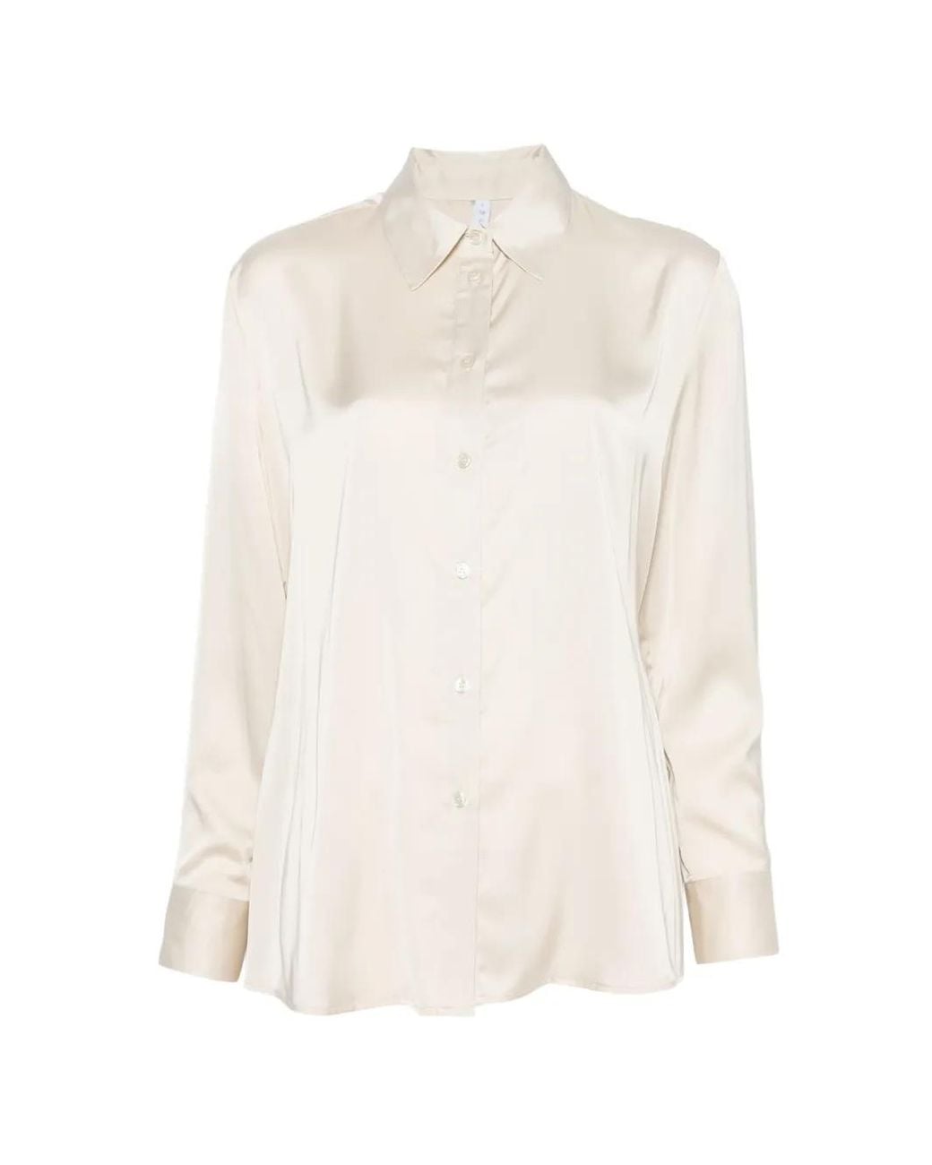 Imperial Blouse Met Ceintuur in het White