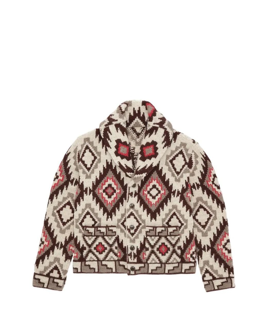 Fortela Natural Walter Patterned Cardigan for men