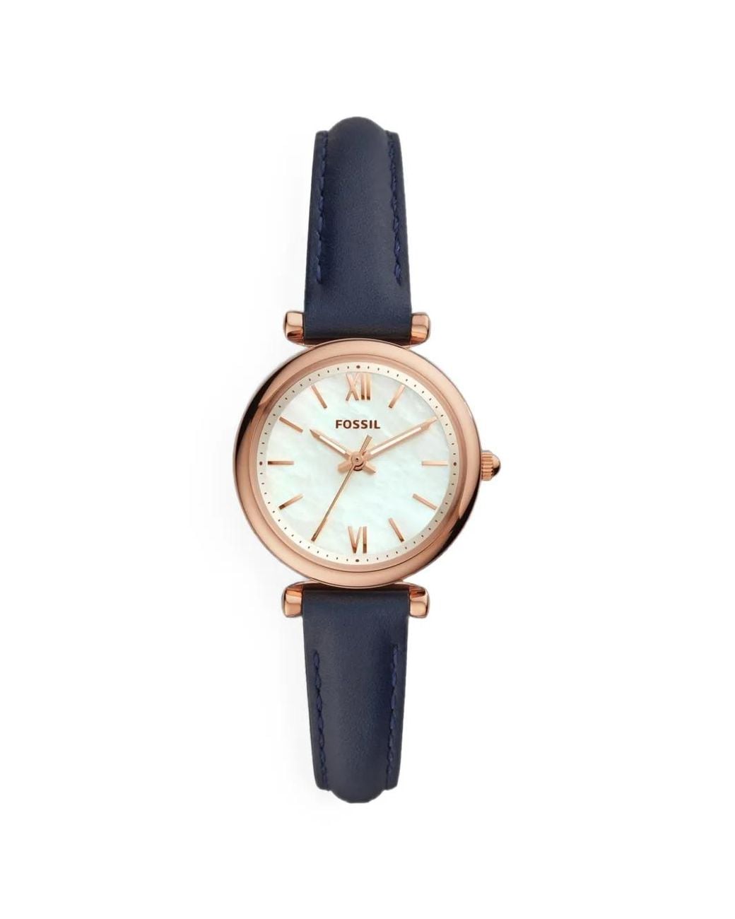Fossil Blue Carlie Mini 28Mm Watch