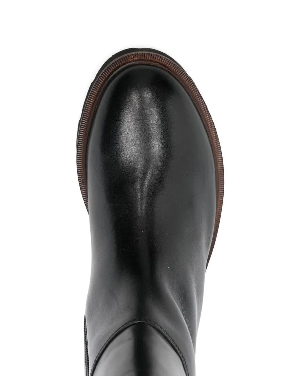 Geox Black Zip Leather Boots