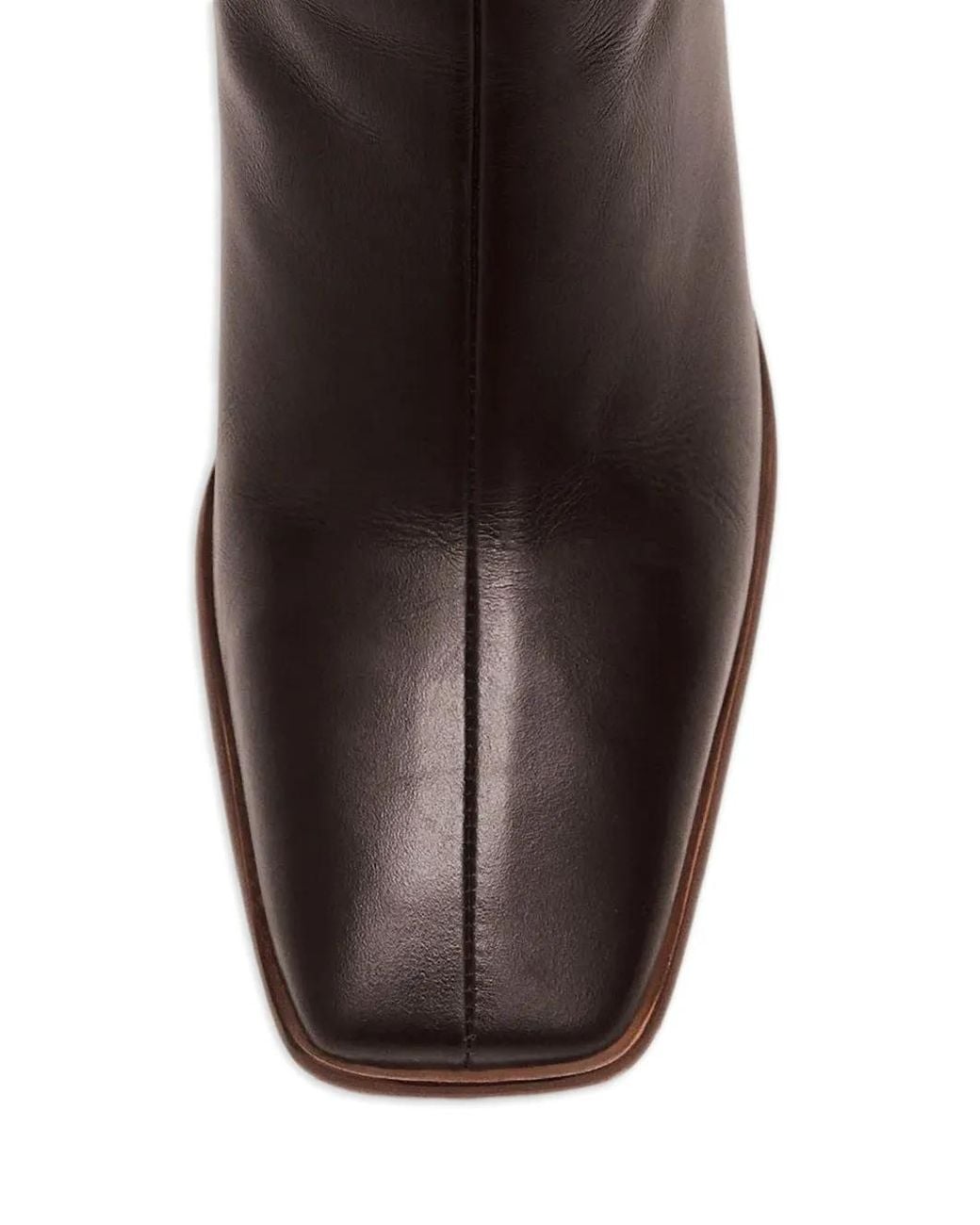 Alohas Brown Stiefel Mit Eckiger Kappe