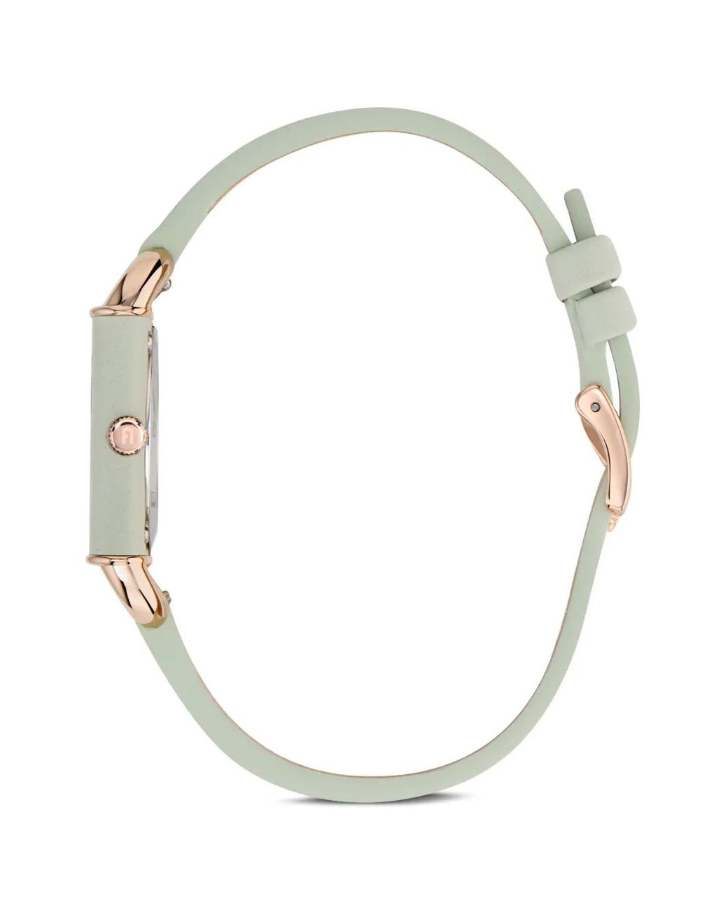 Furla White Arco Square 28Mm Watch