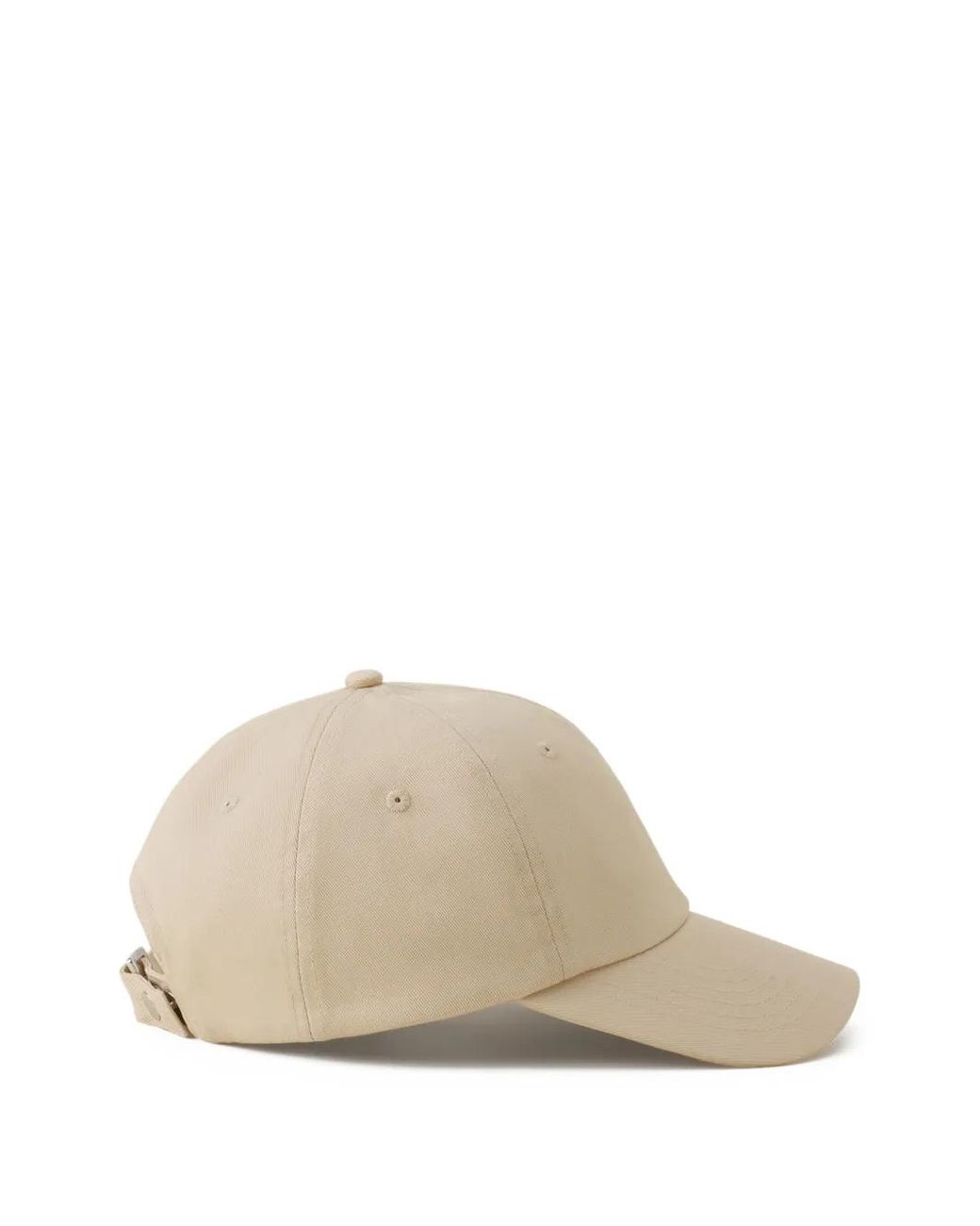 Lanvin Natural Logo-Patch Cap for men