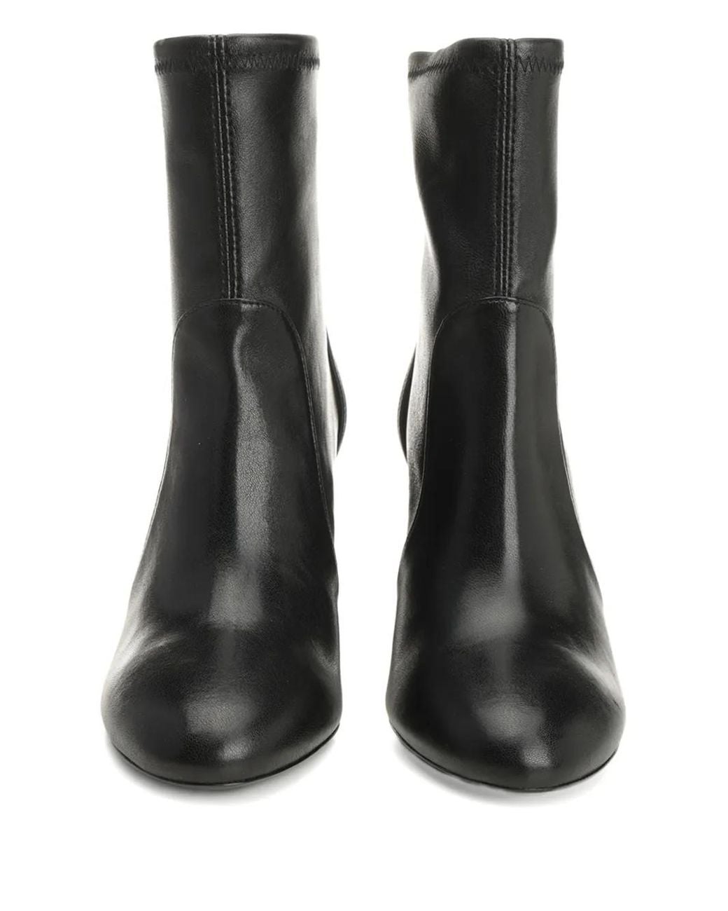 Stuart Weitzman Black 60Mm Block-Heel Ankle Boots