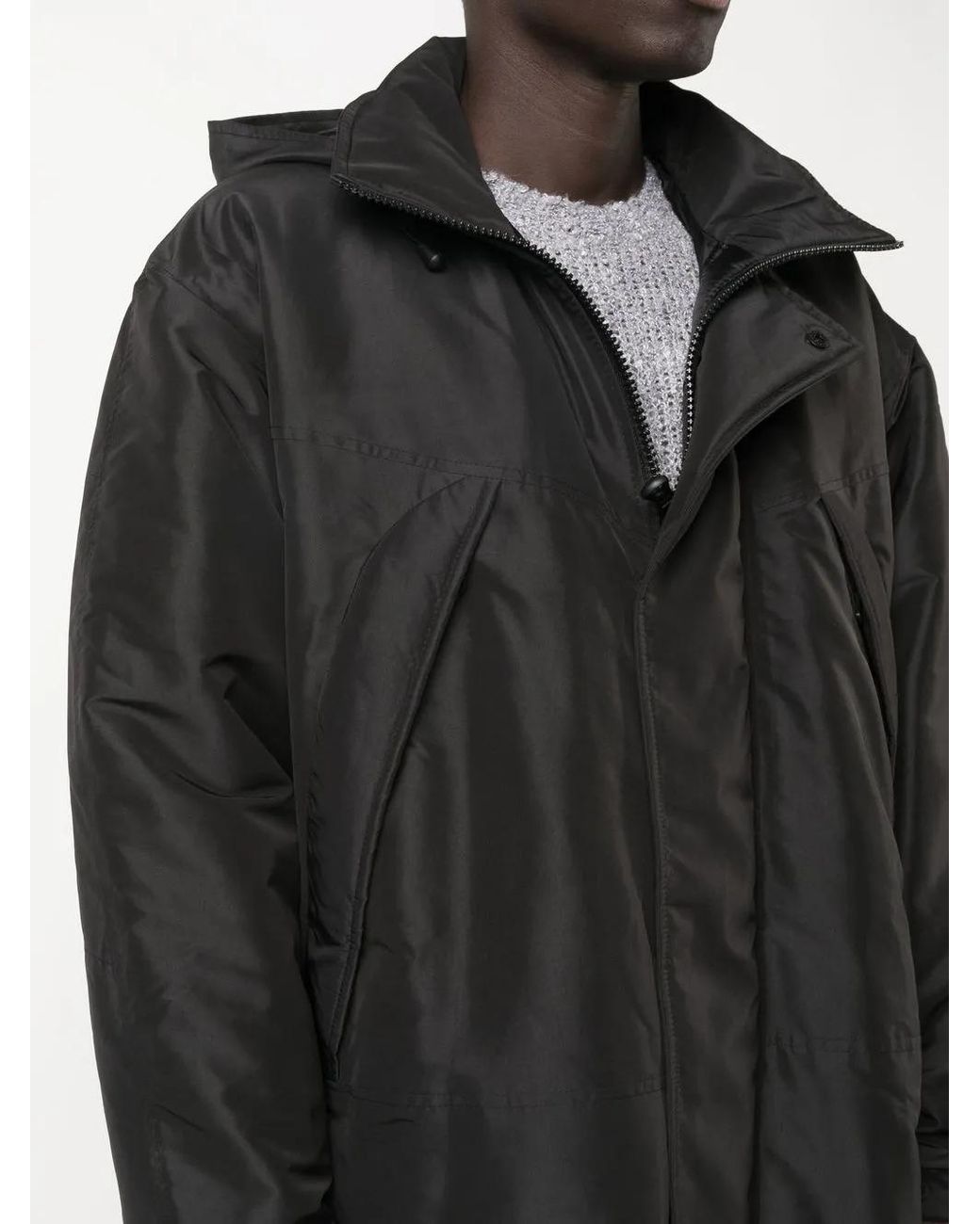 Our Legacy Black Fenrir Parka Coat for men