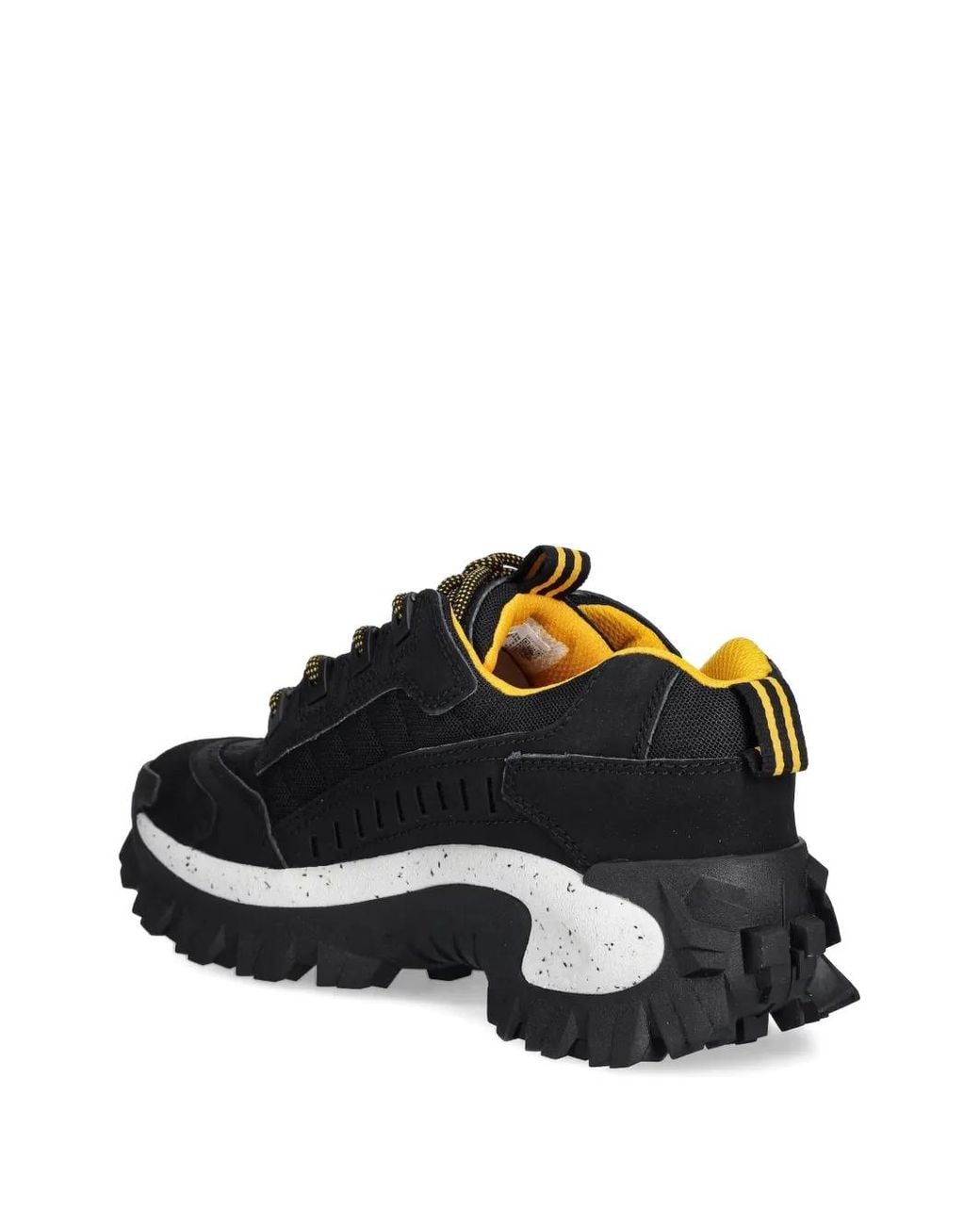 Caterpillar Black Intruder Lace-Up Chunky Sneakers for men