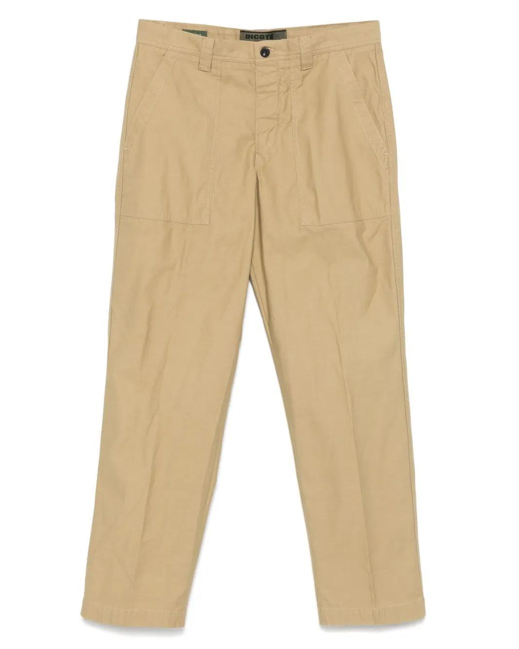 Incotex Natural Cotton Trousers for men