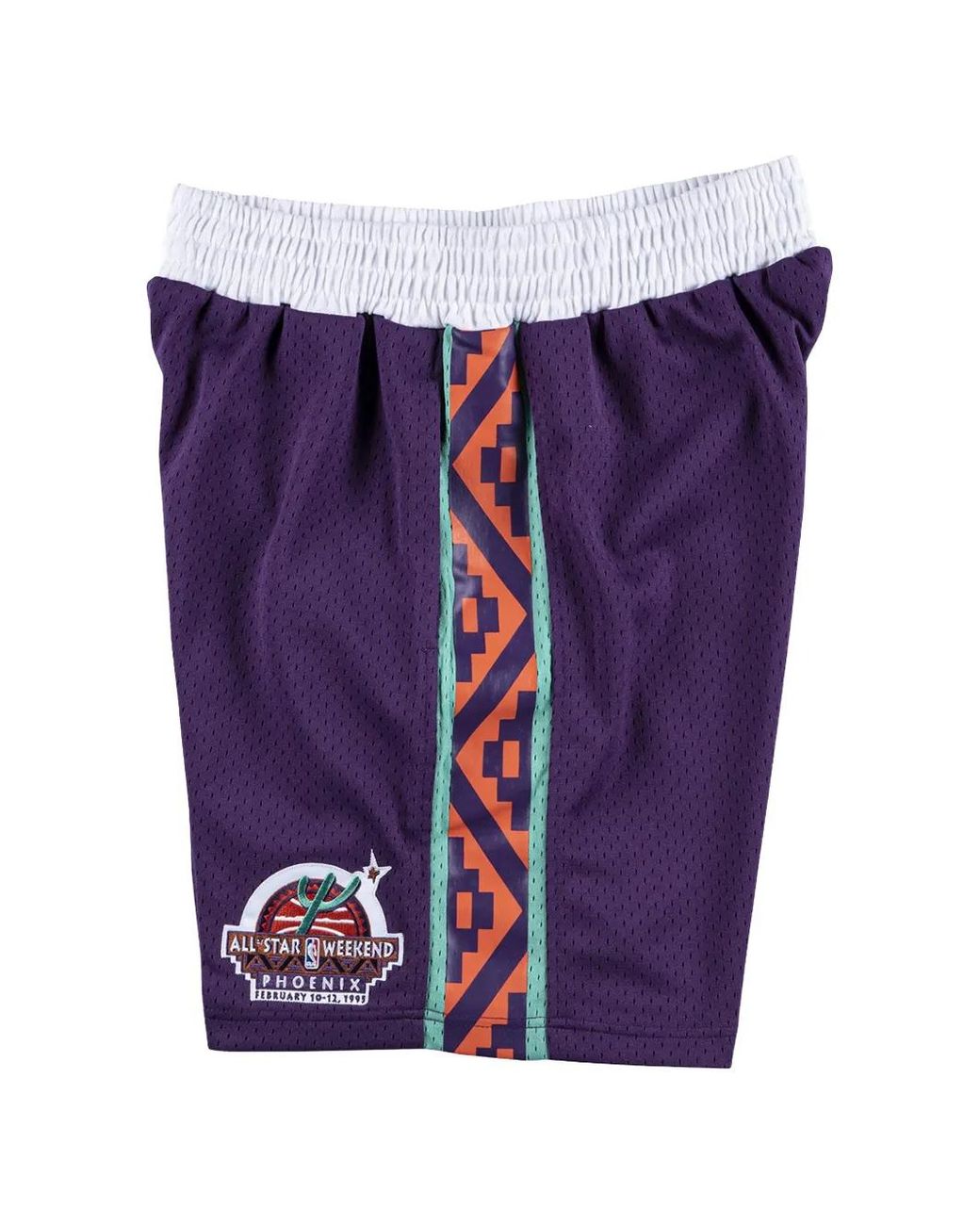 Mitchell & Ness Purple Nba All-Star Mesh Track Shorts for men