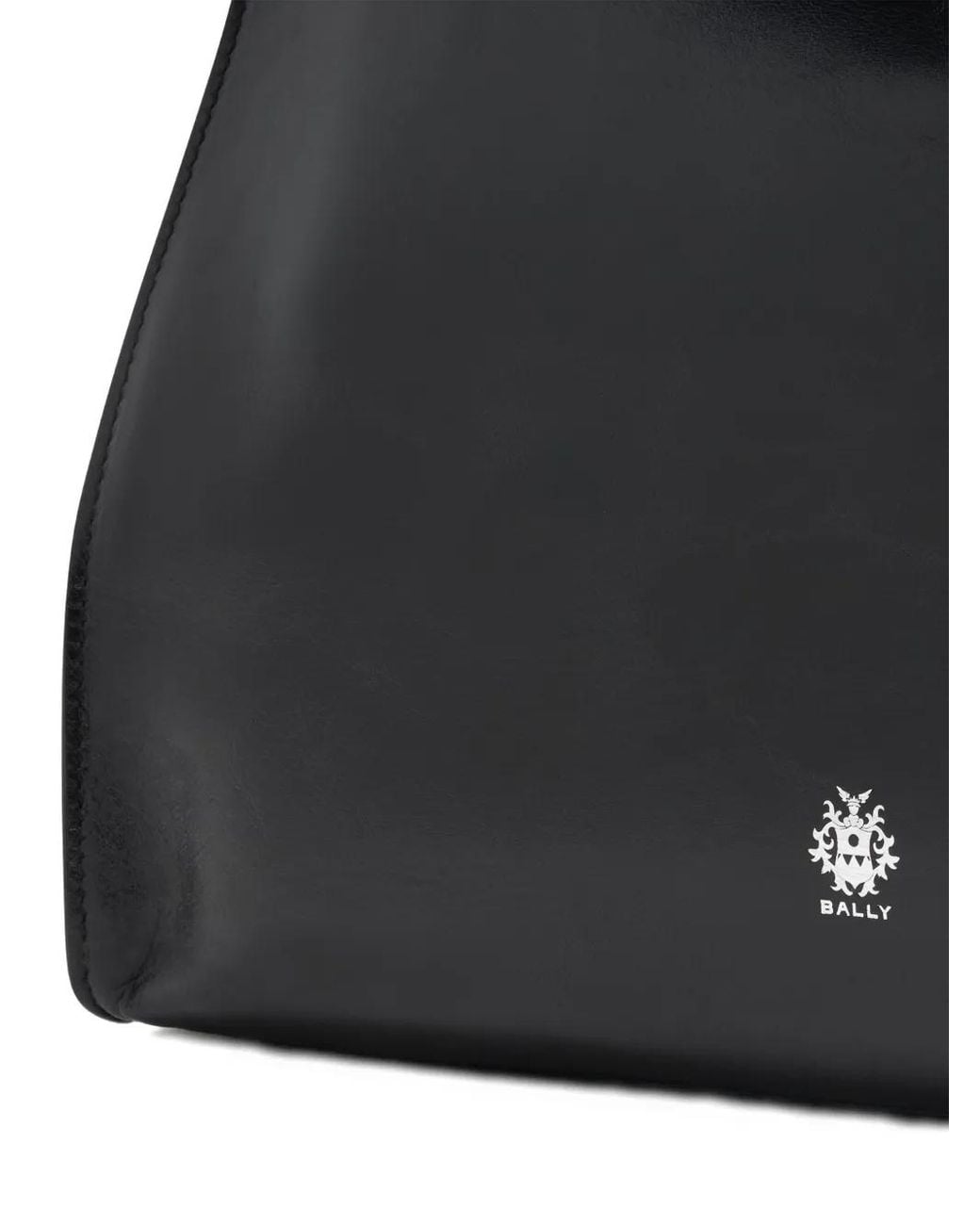 Bally Black Anni Foldable Leather Tote Bag
