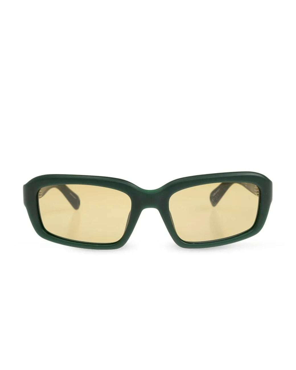 Jacquemus Natural X Linda Farrow Marino Rectangle-Frame Sunglasses