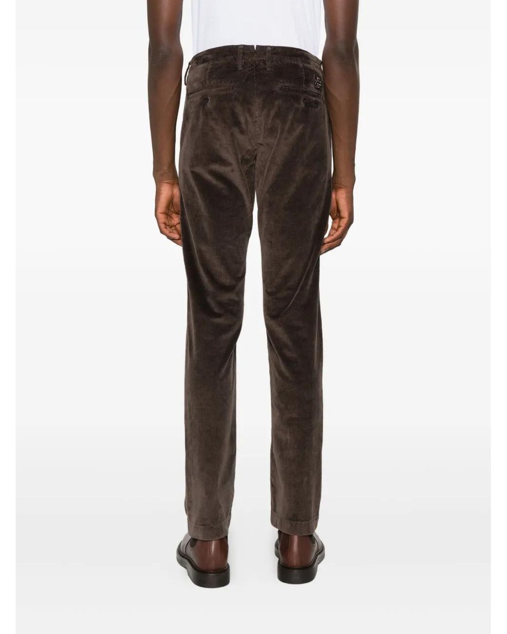 Jacob Cohen Black Corduroy Trousers for men