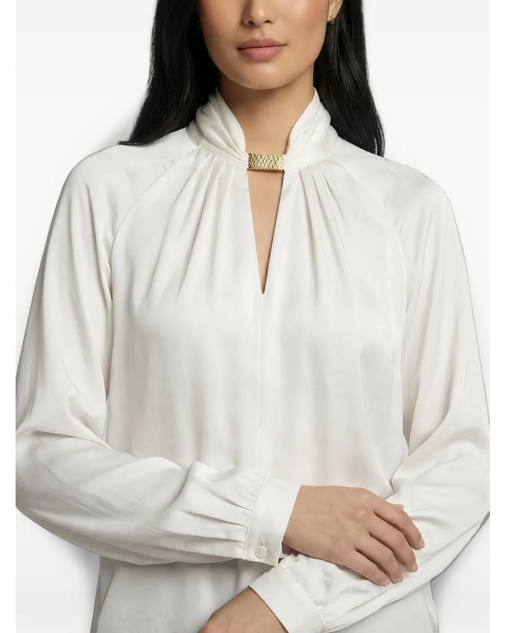 Guess Blue Cut-Out Nori Top