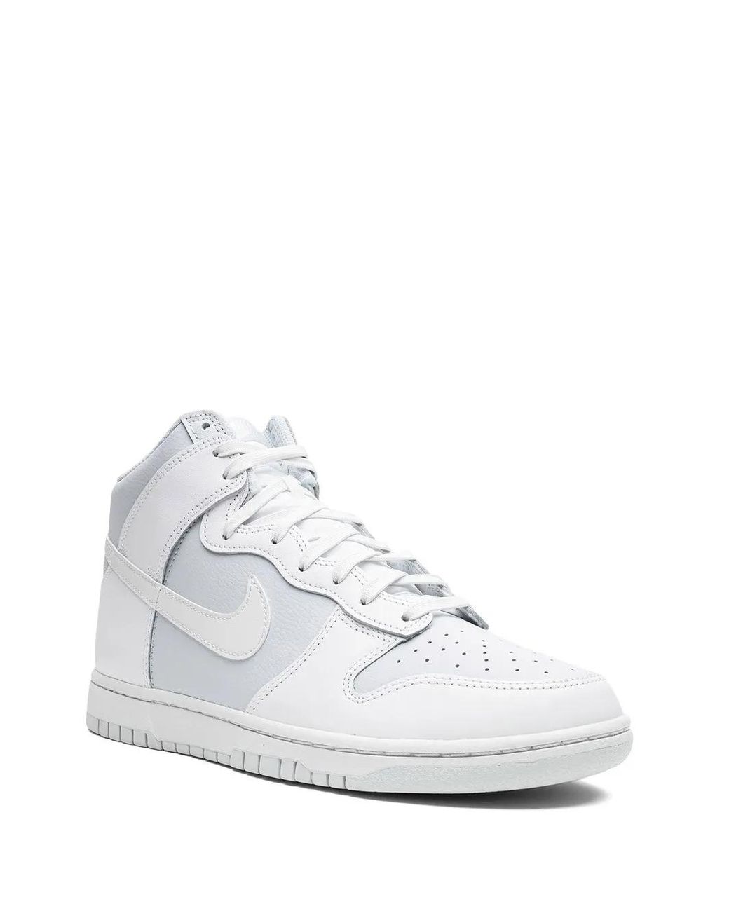 Nike White Dunk High "Summit/Pure Platinum" Sneakers for men
