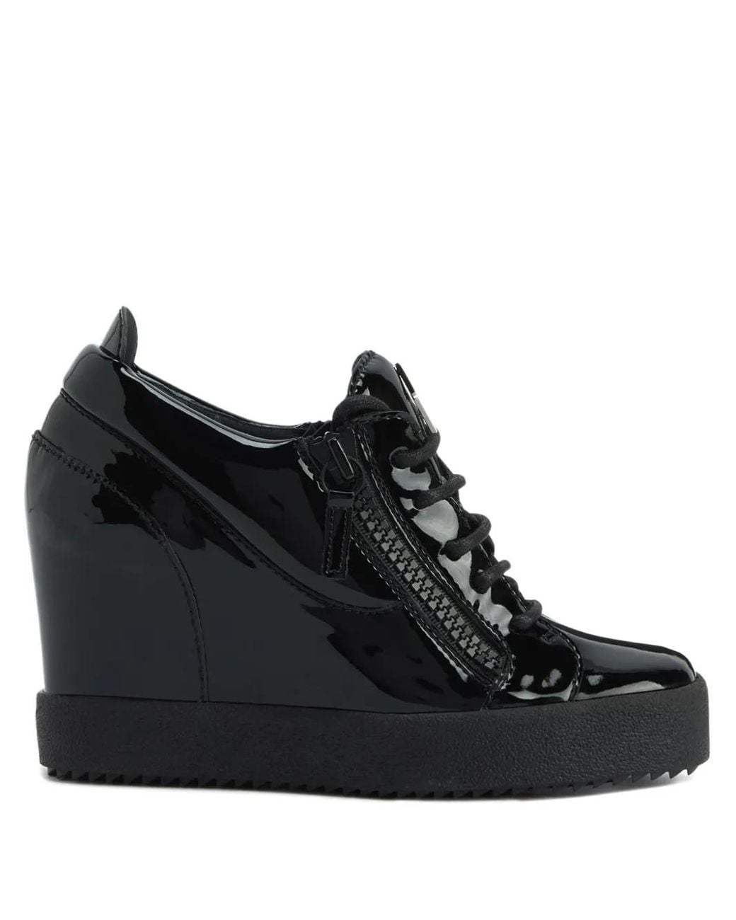 Giuseppe Zanotti Black Addy Wedge