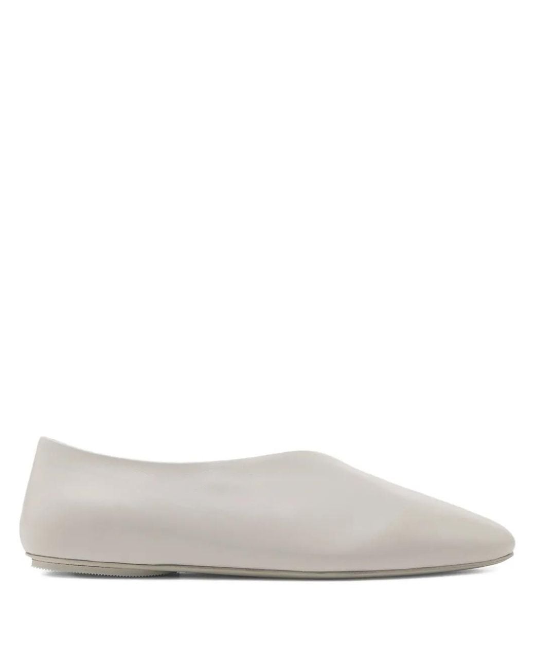 Marsèll White Strascico Slip-On Ballet Flats