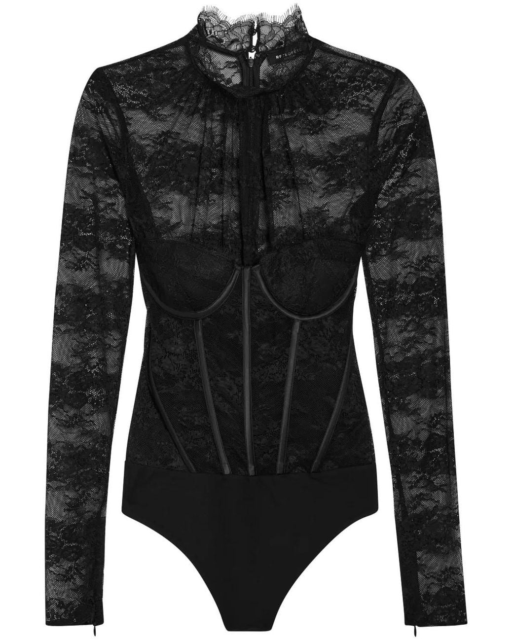 retroféte Black Valentina Bodysuit