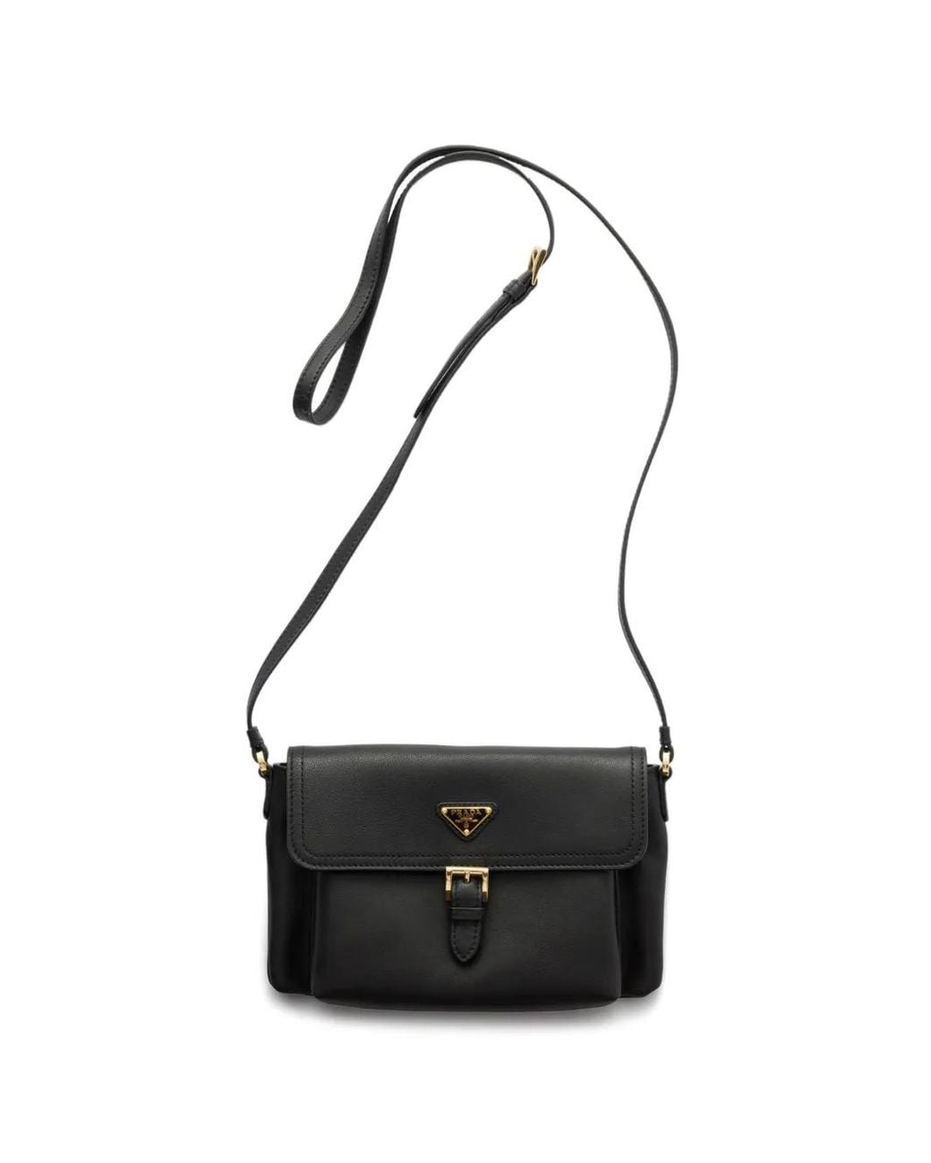 Prada Black Nappa Leather Smartphone Holder