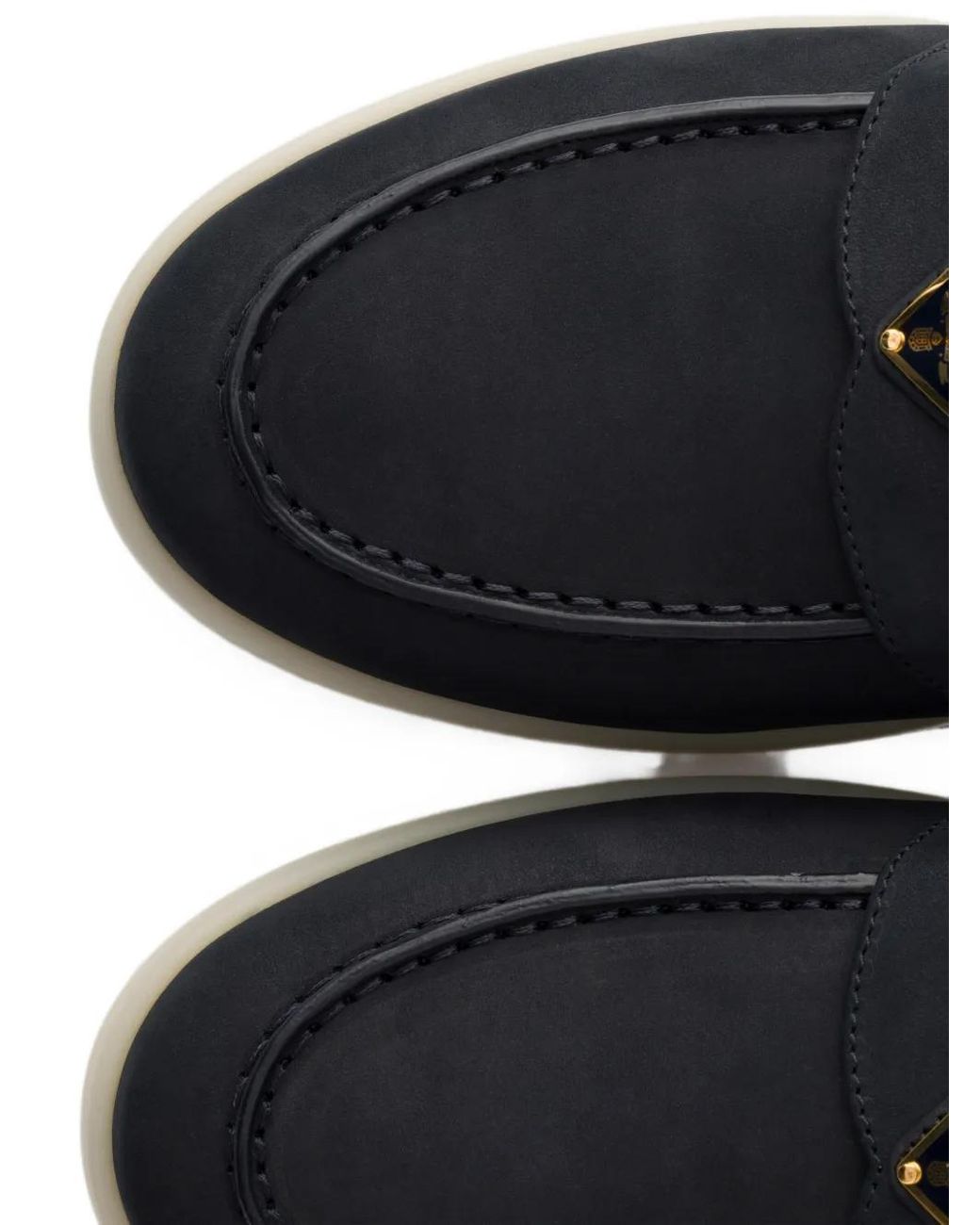 Prada Black Mules En Nubuck