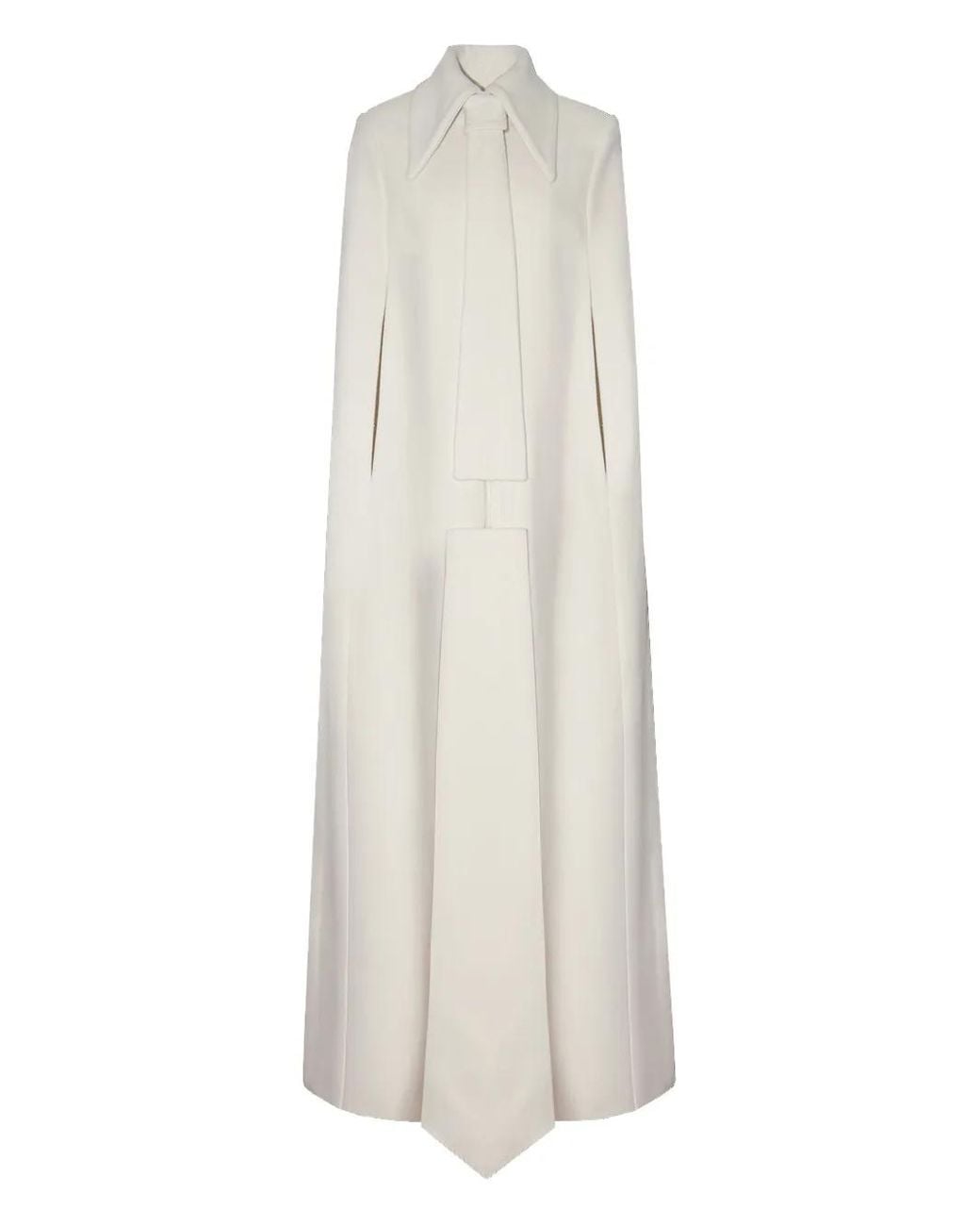 Vestiaire d'un Oiseau Libre White Maxi Cashmere Coat