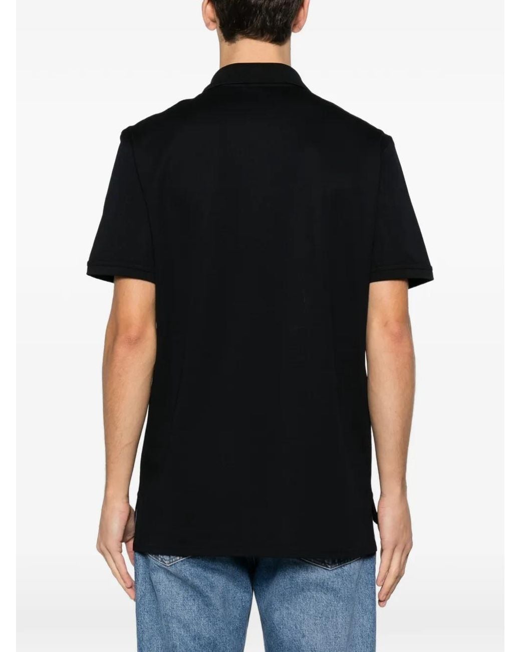 Polo En Coton Avec Paris Gros Grain Givenchy pour homme en coloris Black
