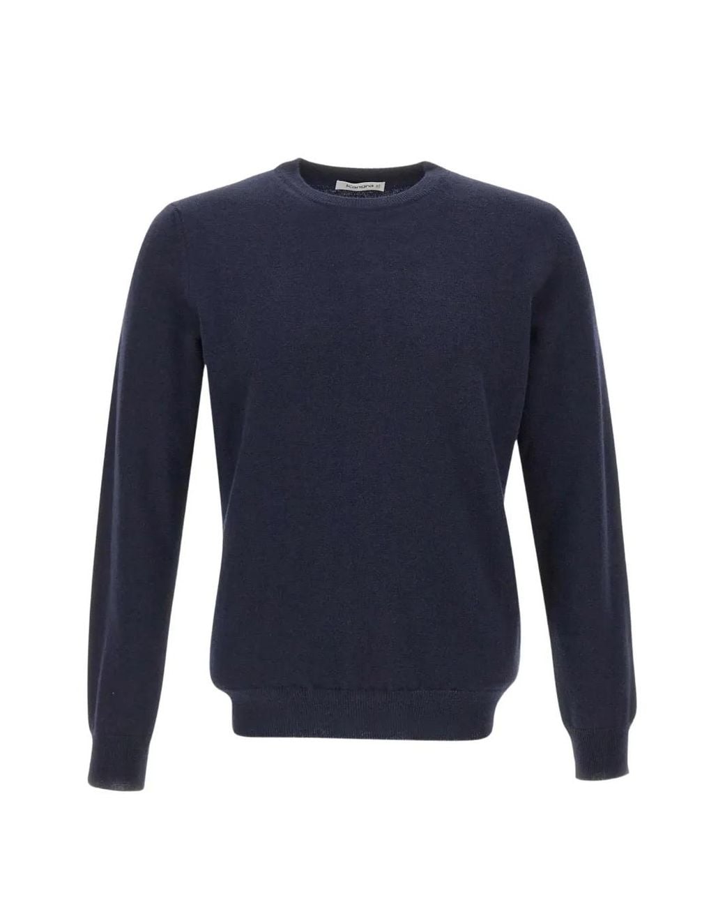 Kangra Blue Crew-Neck Knitted Sweater for men