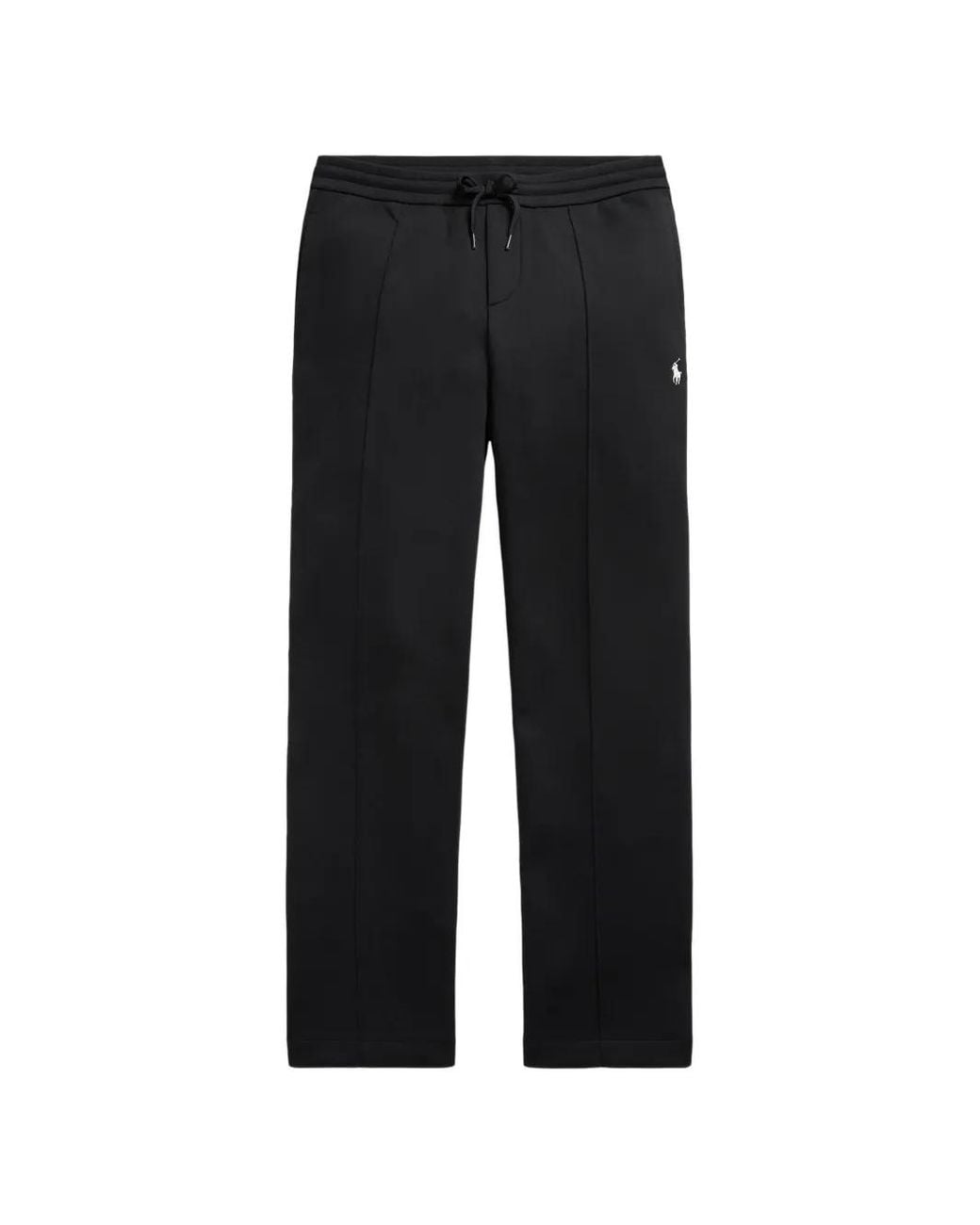 Polo Ralph Lauren Black Logo-Embroidered Track Pants for men