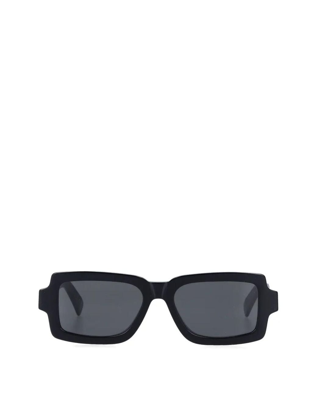 Retrosuperfuture Black Rectangle-Frame Sunglasses