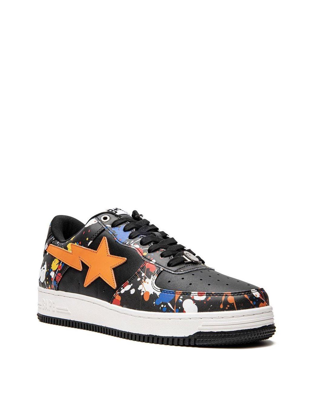 A Bathing Ape Bape Sta #3 L Low-top Sneakers in Black | Lyst