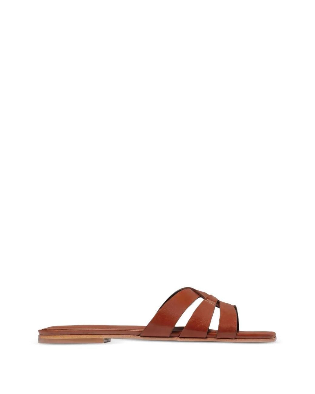 Bernardo Brown Oxford Woven Flat Sandals
