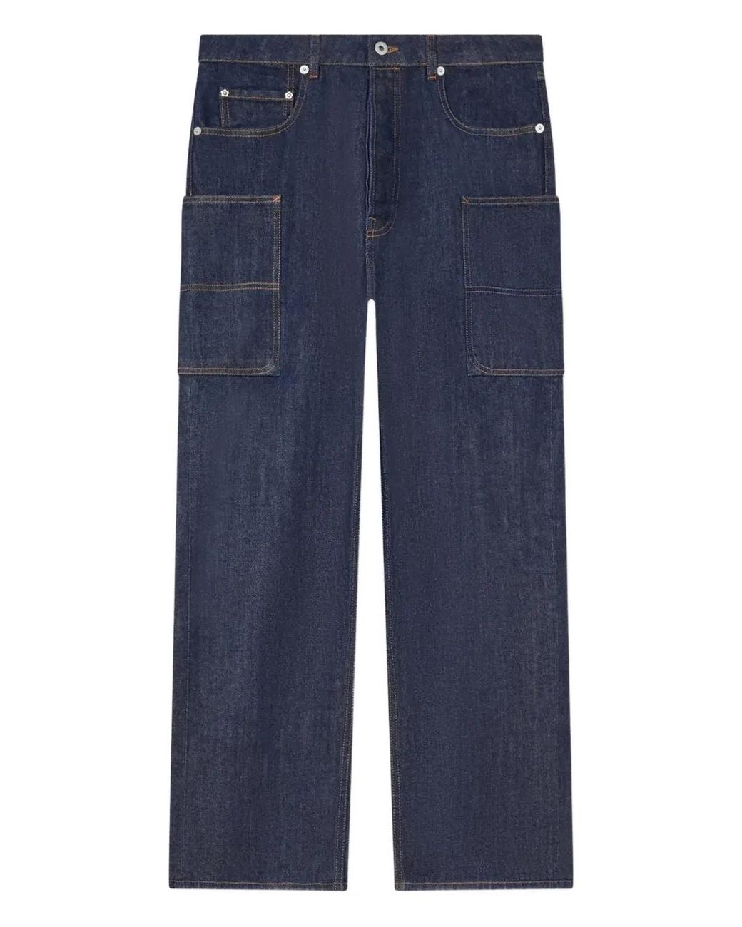 Pantalones Ajustados Con Cordones KENZO de hombre de color Blue