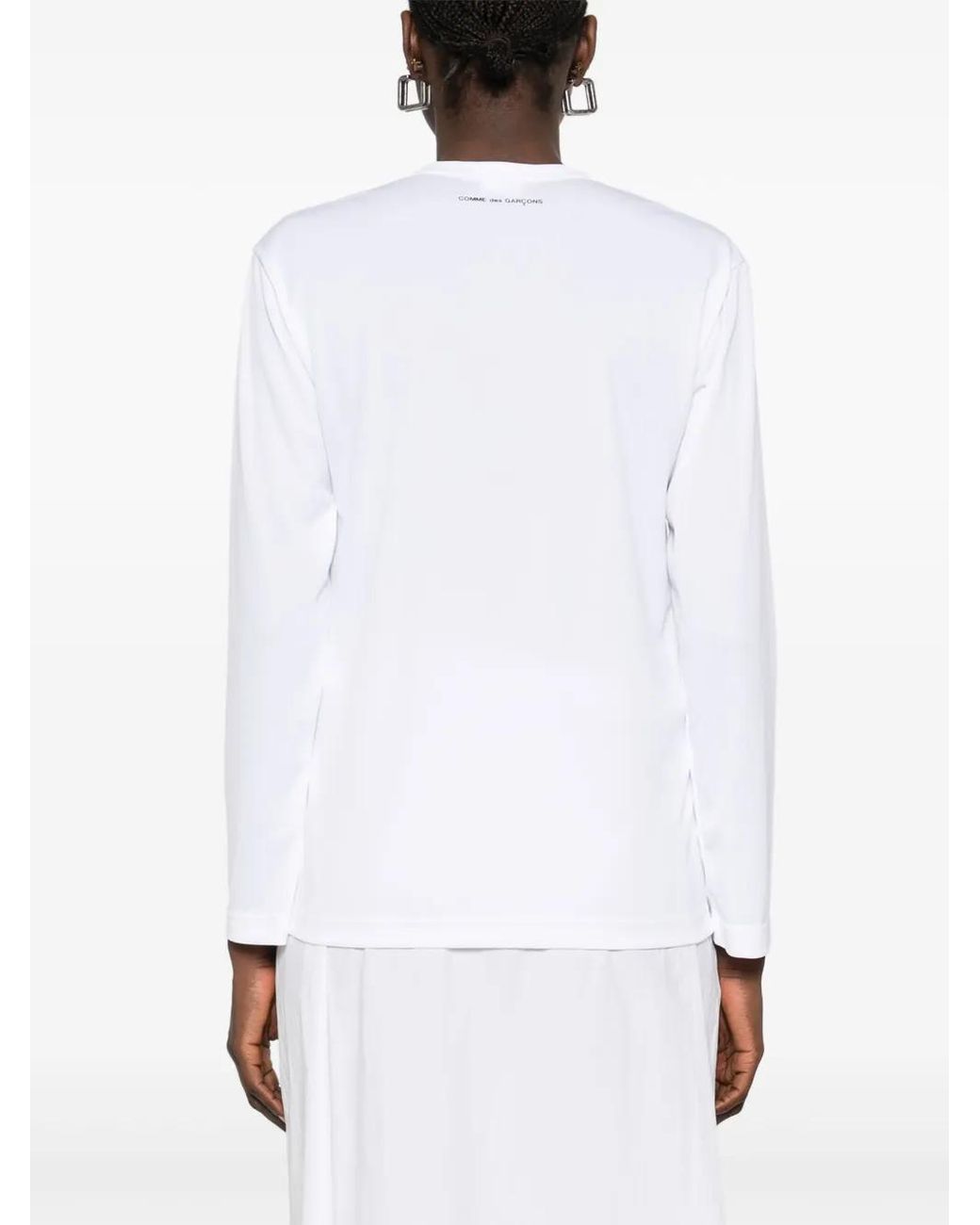Comme des Garçons White Logo T-Shirt
