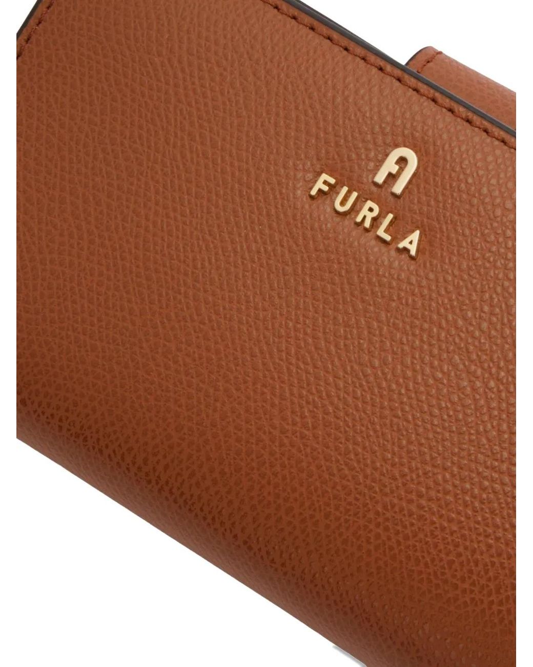 Furla Brown Camelia M Compact Wallet