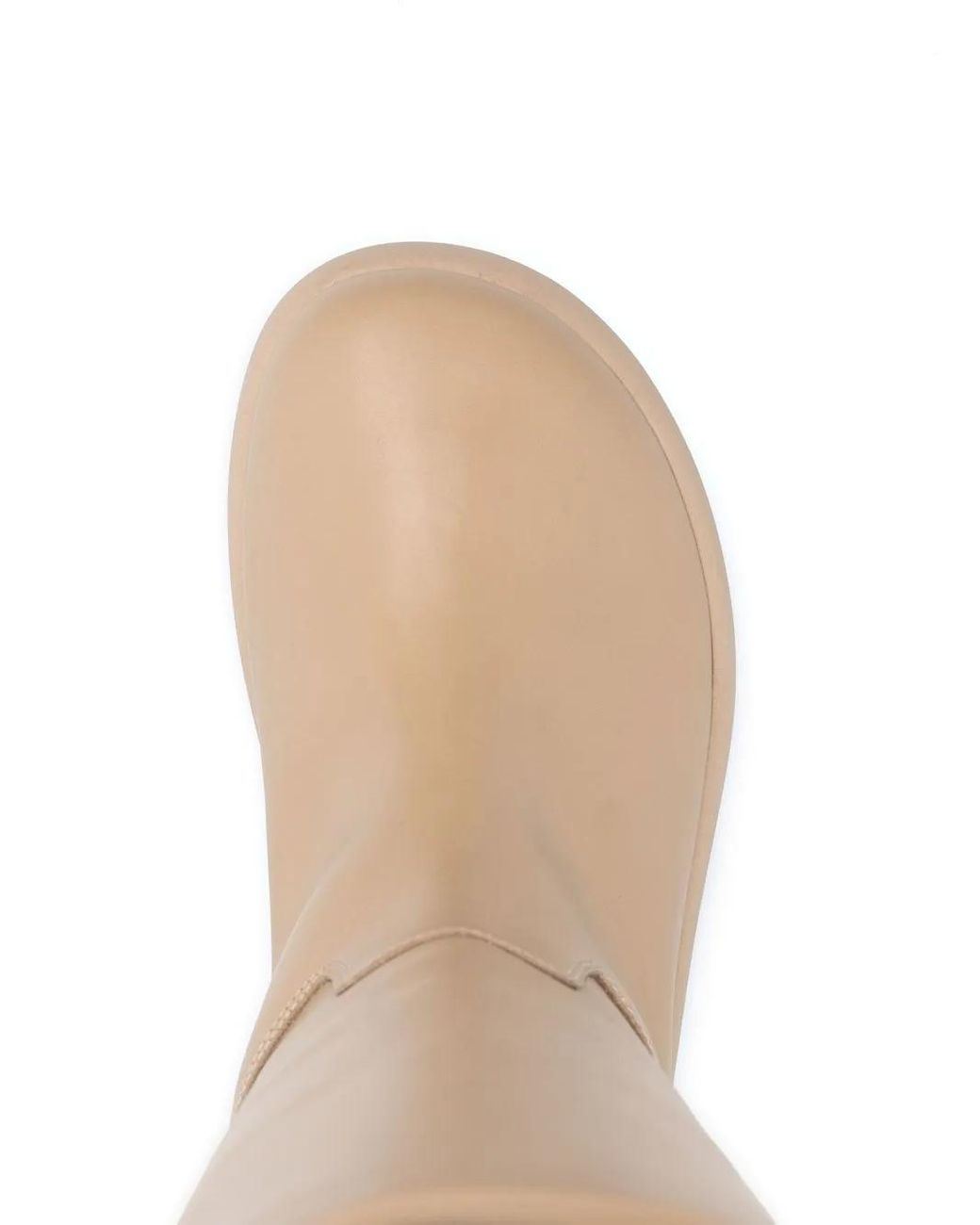 Gia Borghini White Chunky Sole Tubolar Boot Shoes