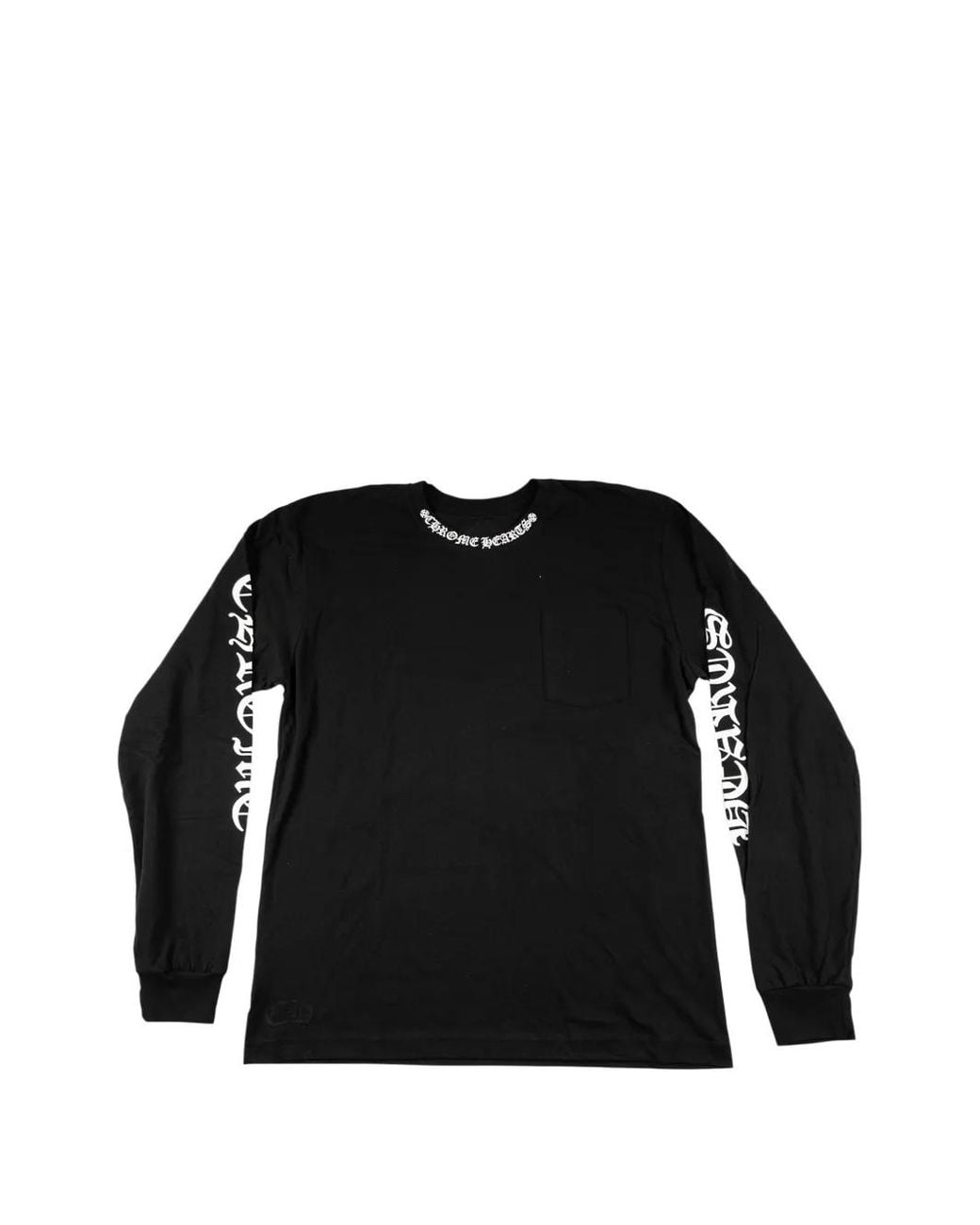 Chrome Hearts Black Logo-Detail Long-Sleeve T-Shirt for men