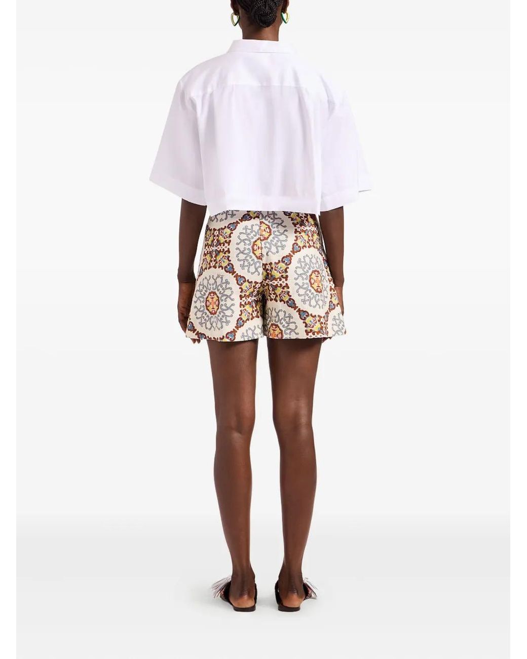 LaDoubleJ White Good Butt Shorts