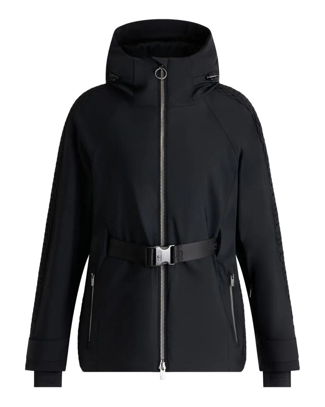 Fusalp Black Logo-patch Ski Jacket