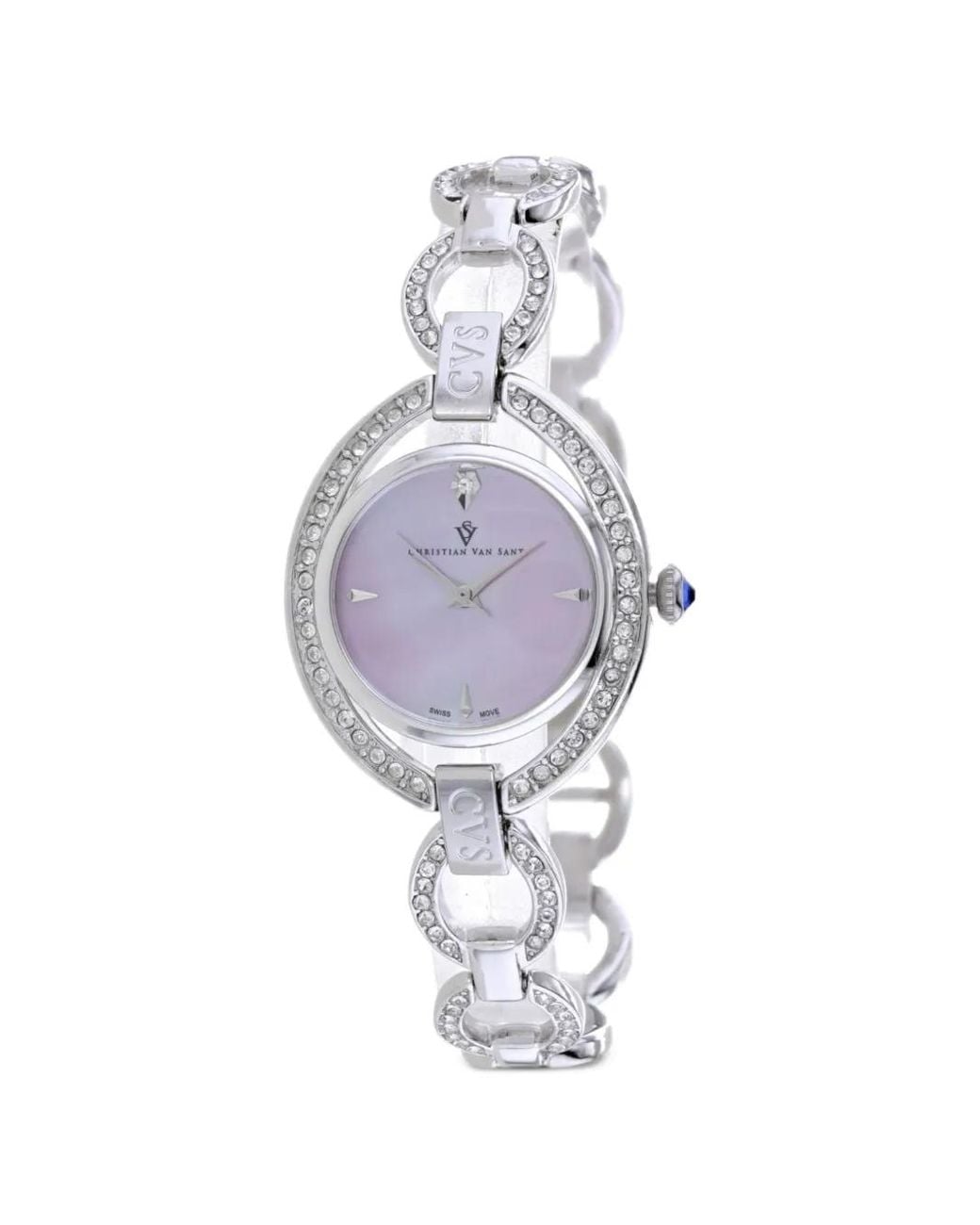 Christian Van Sant White Stella 28Mm Watch