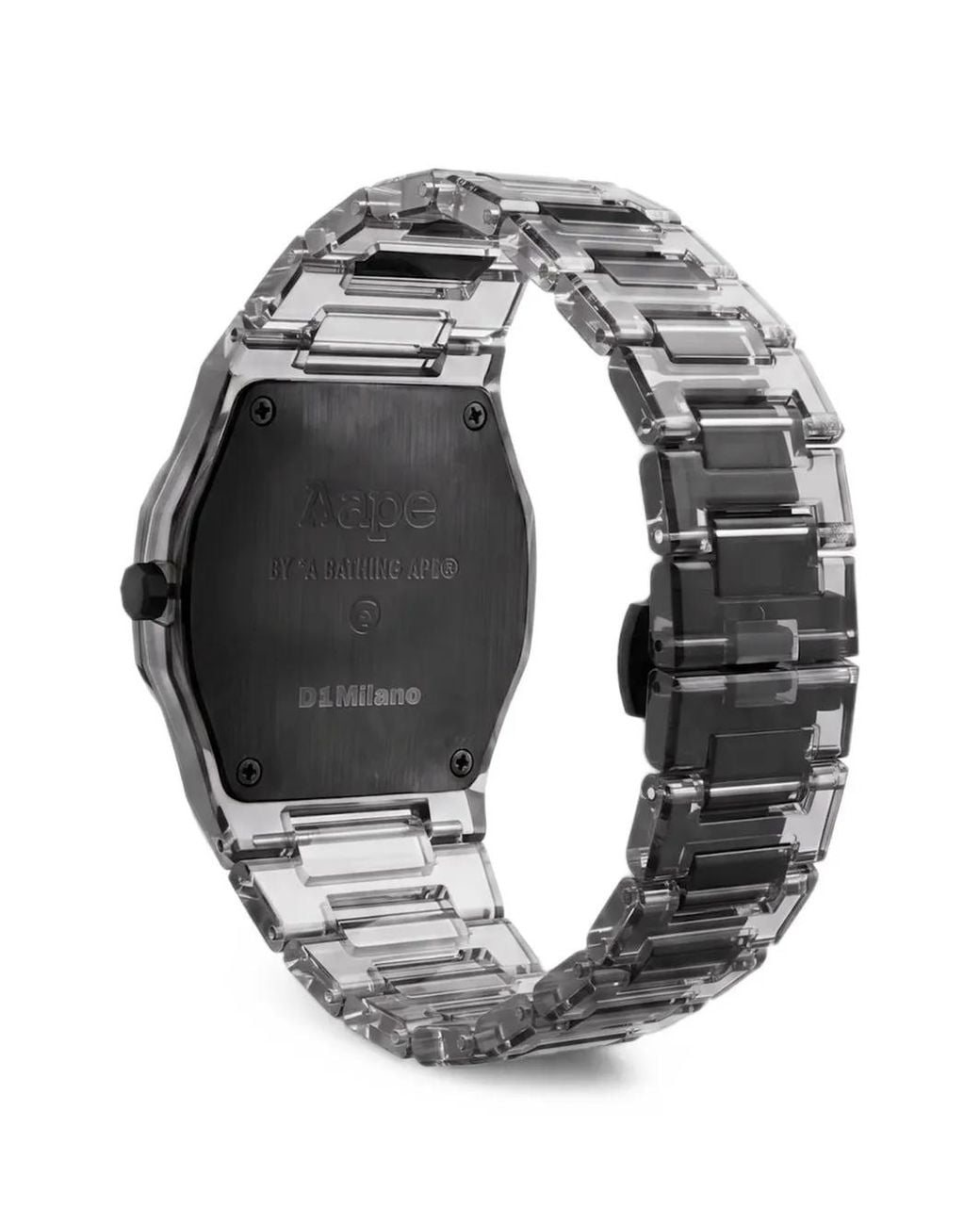 Aape By A Bathing Ape Gray X D1 Nylon 39Mm Watch