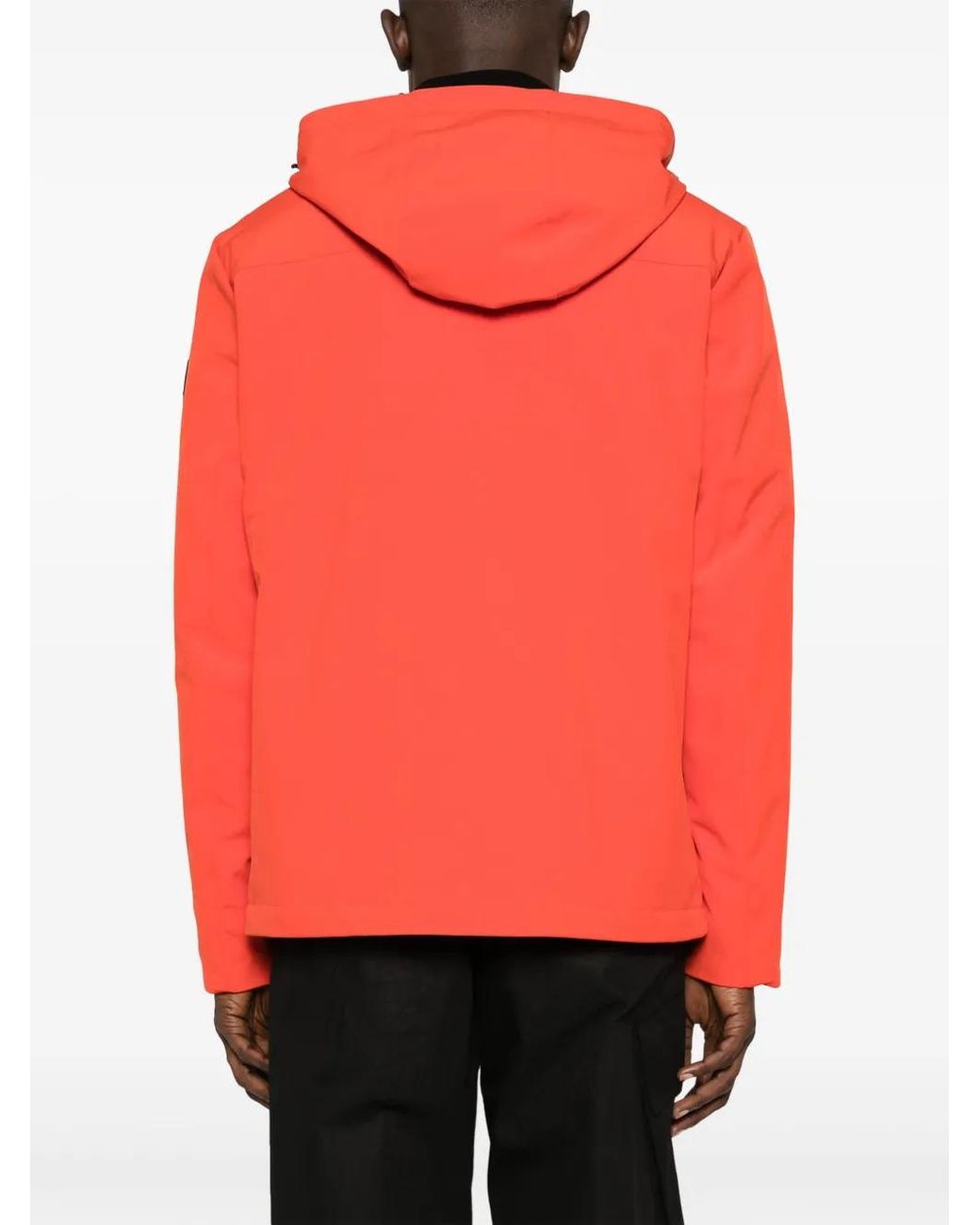 Woolrich Red Veste Légère À Patch Logo for men
