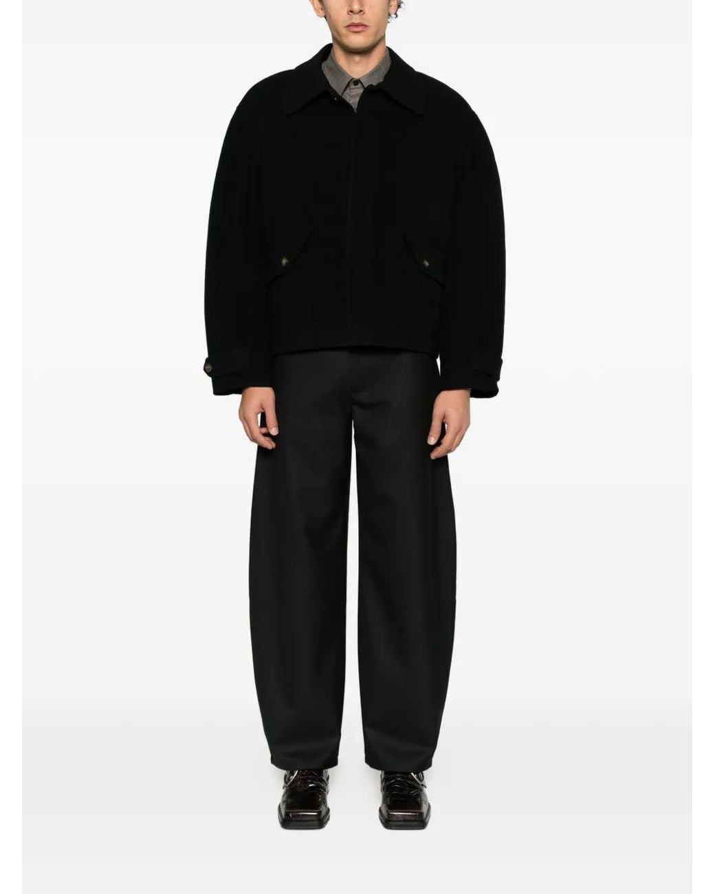 Séfr Black Wool Jacket for men