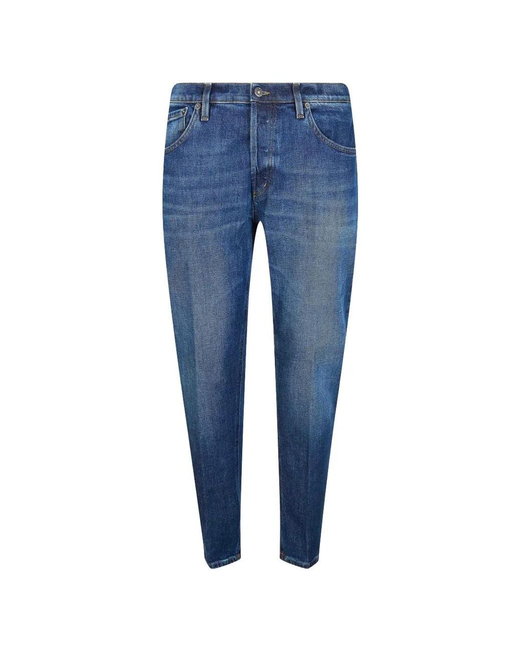 Dondup Blue Brighton Carrot Jeans for men