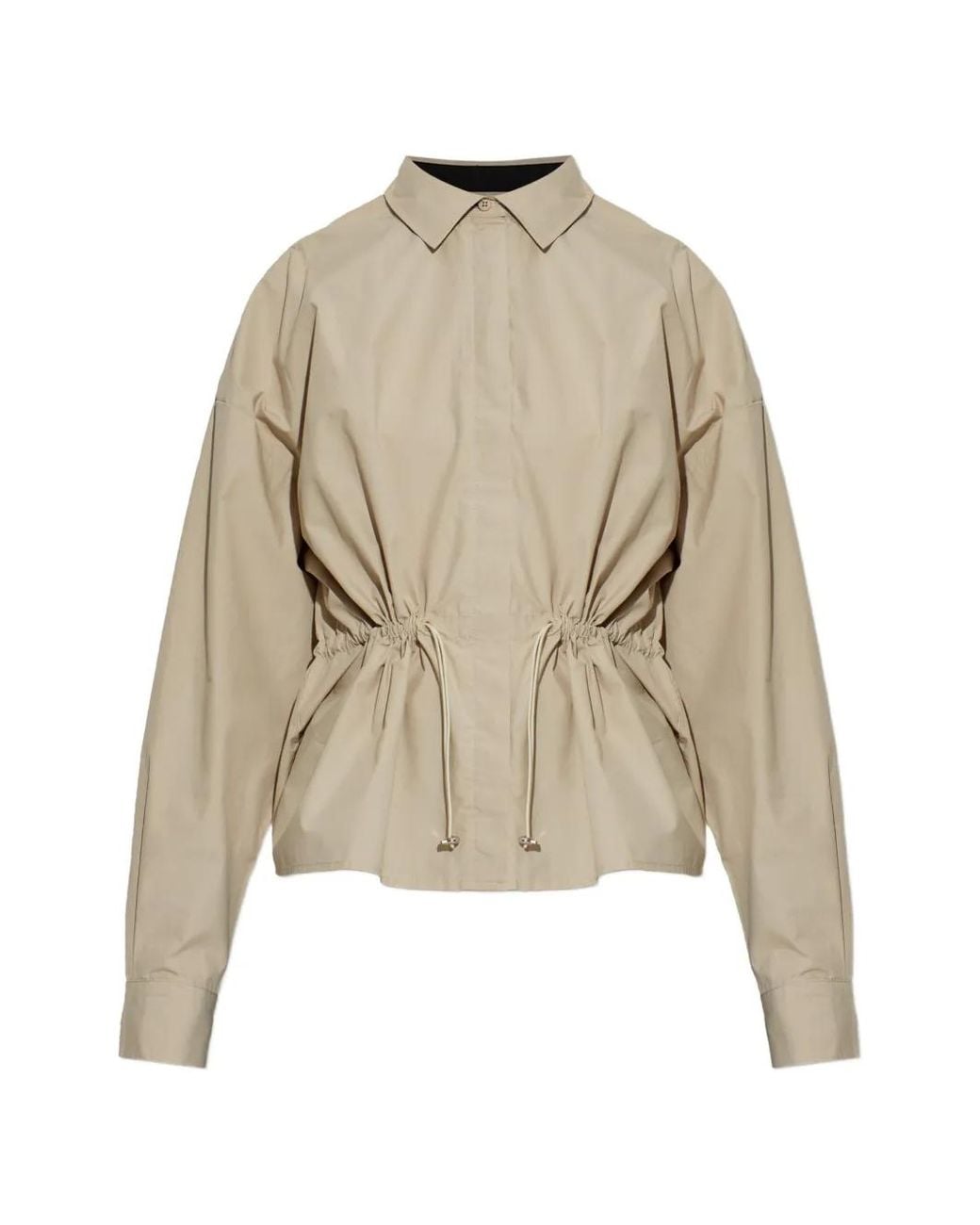 Rethinkit Studios Natural Drawstring Cotton Shirt