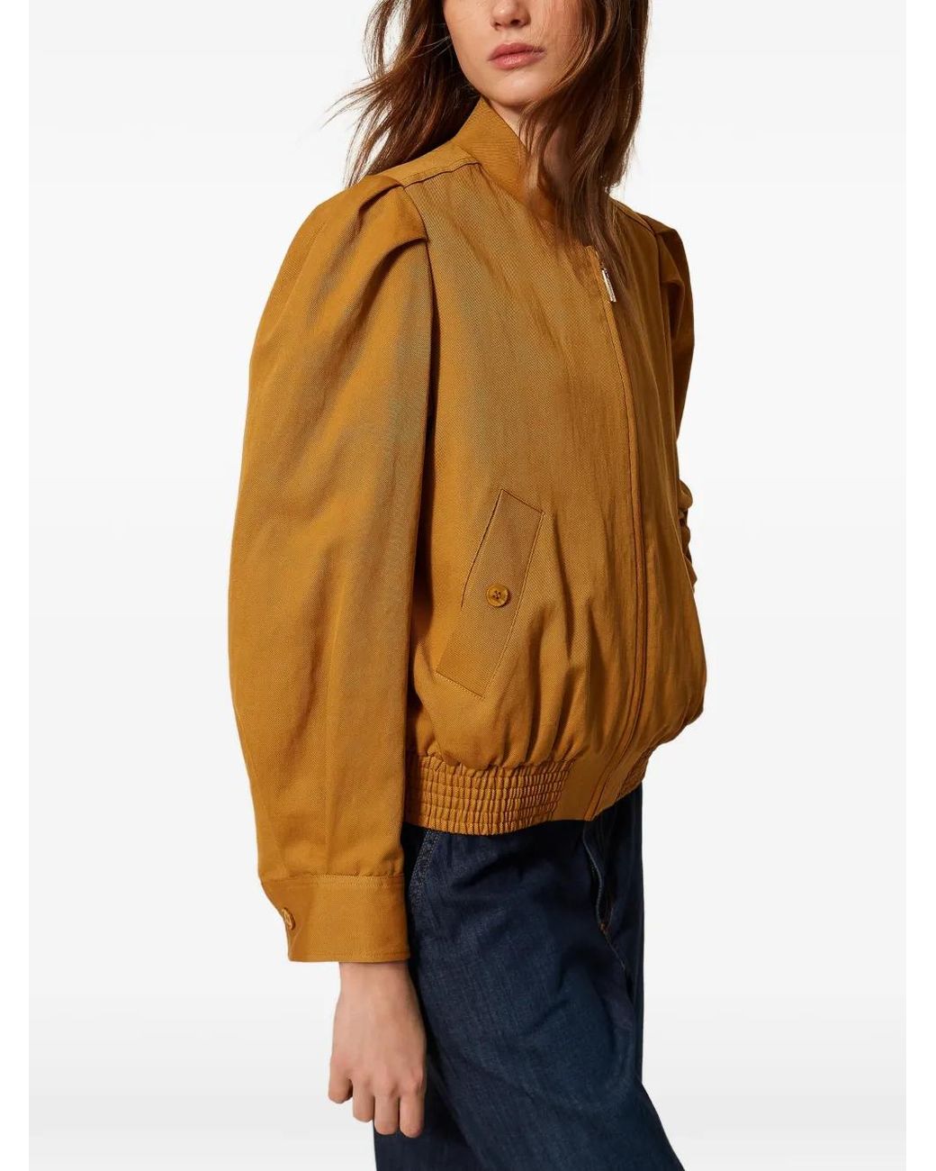 Twinset Brown Long-Sleeves Jacket