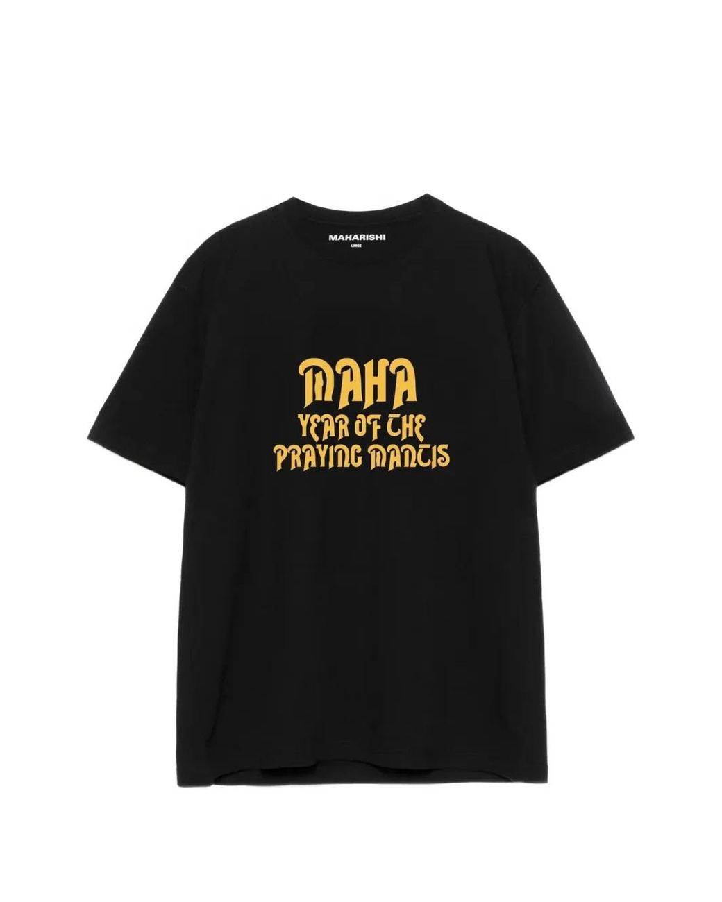 Maharishi Black Graphic-Print T-Shirt for men